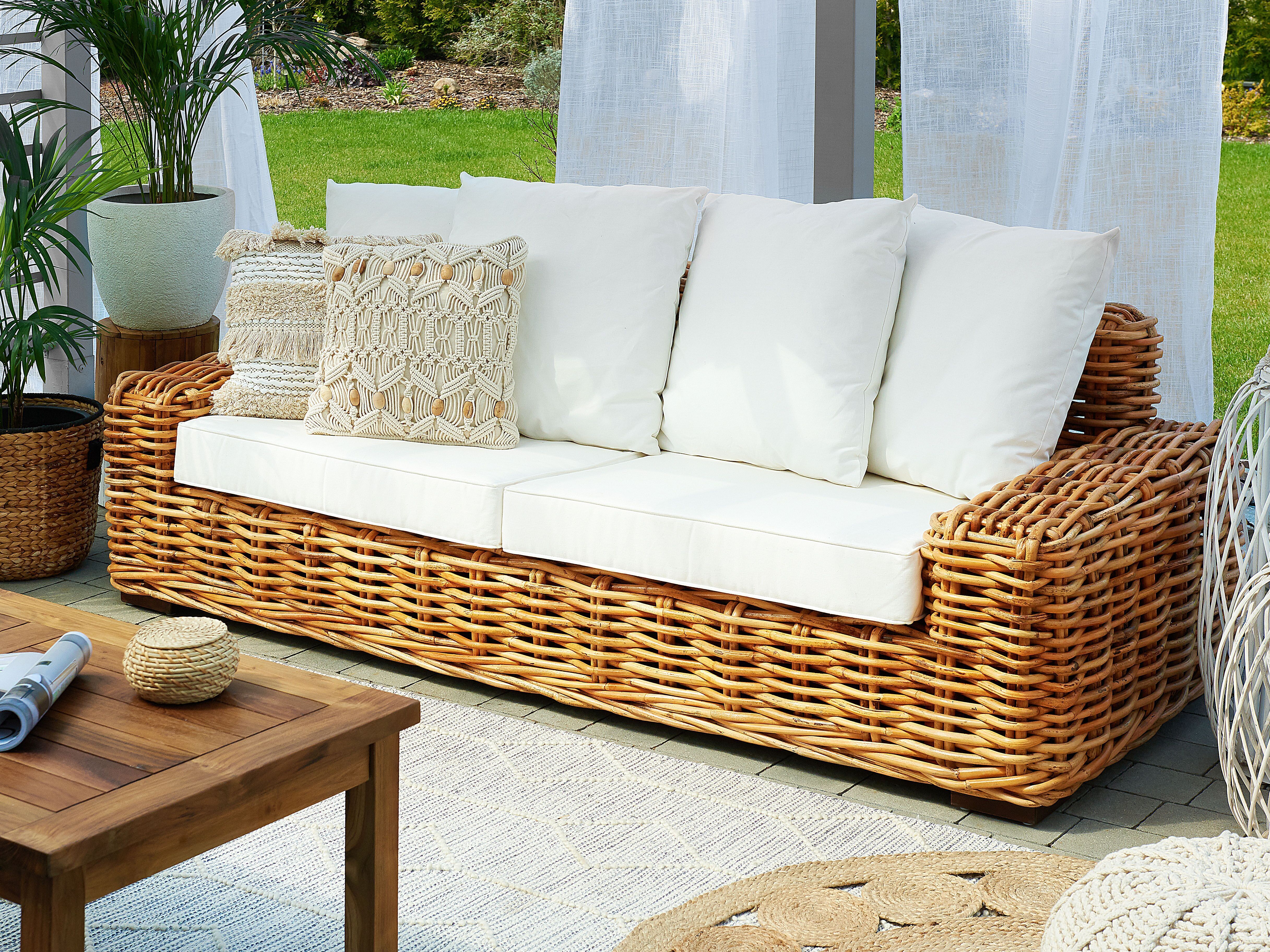 Outdoor Cushion Cover Set FORLI White