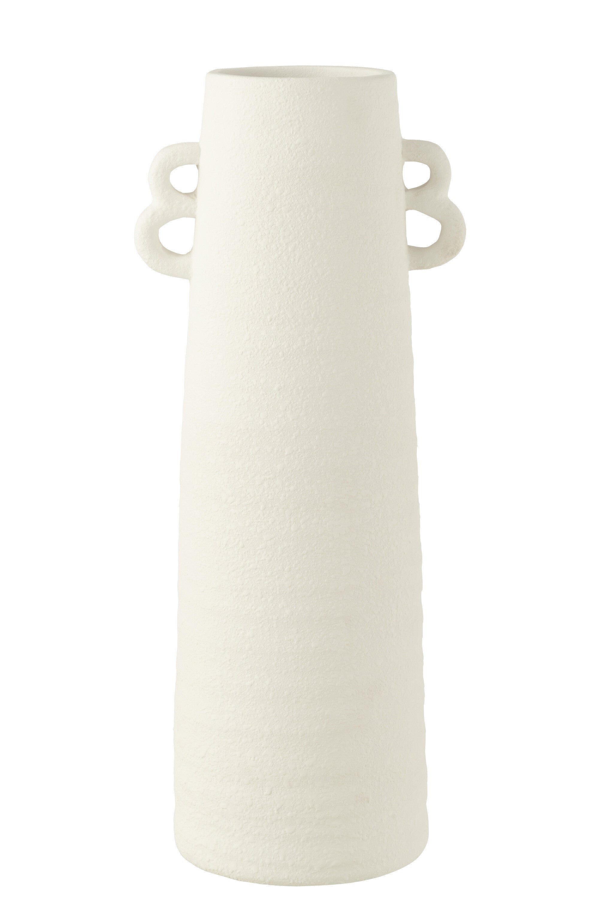 J-Line vaas Kegel - keramiek - wit - large - 55 cm hoog