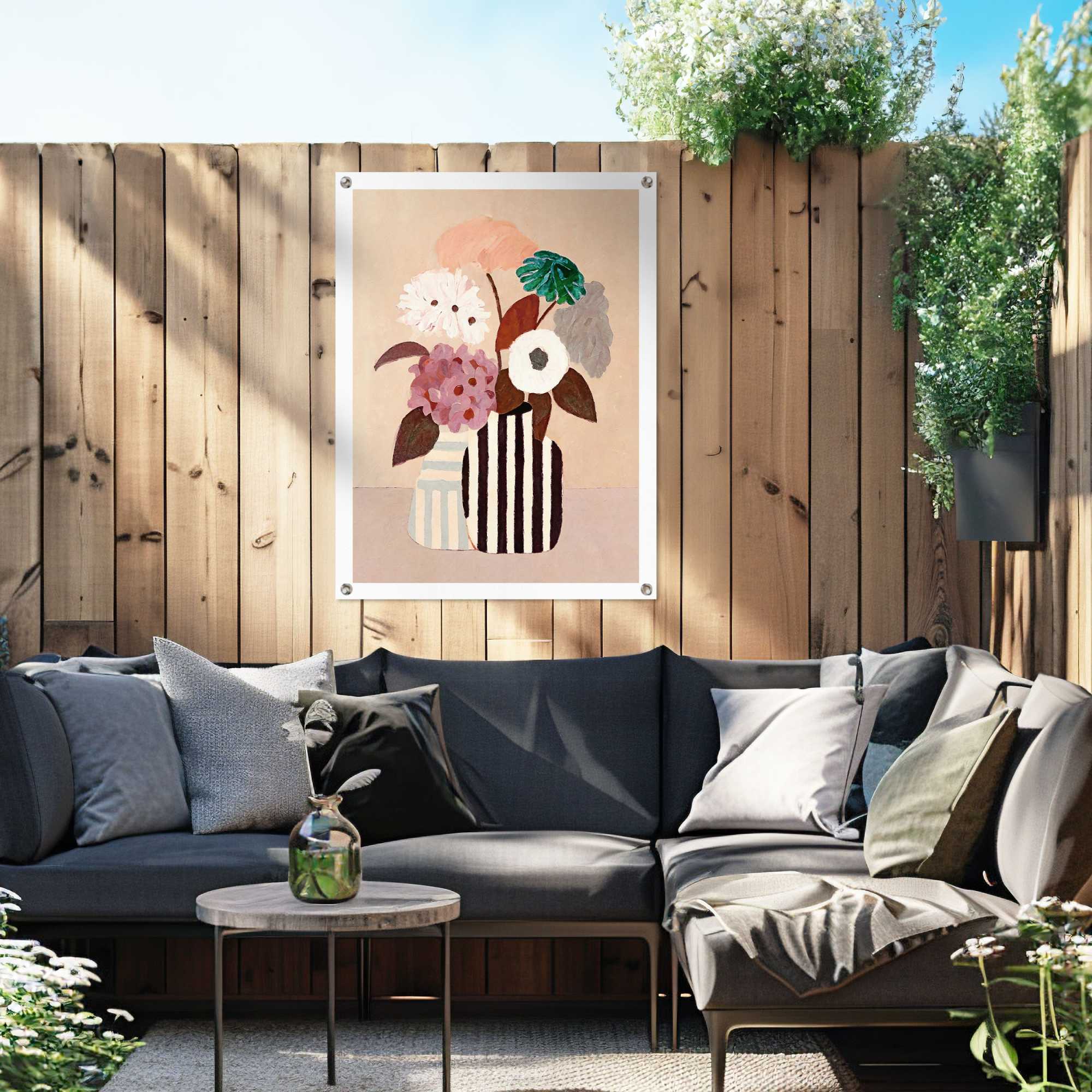 Reinders - Autumn Flowers - Tuinposter 80x60cm