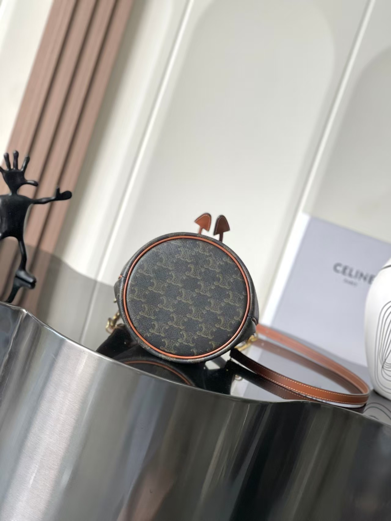 Celine Teen Clara Logo Print HandBag1:1High-quality replica