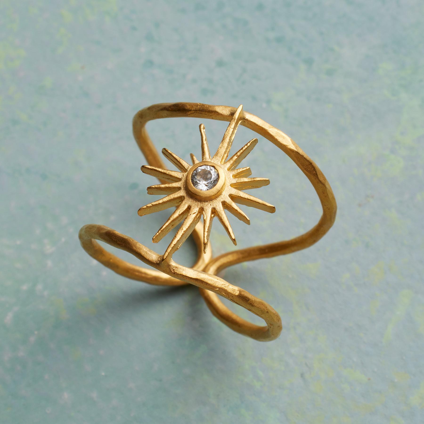 Topaz Sunburst Ring - Sundance Clothing