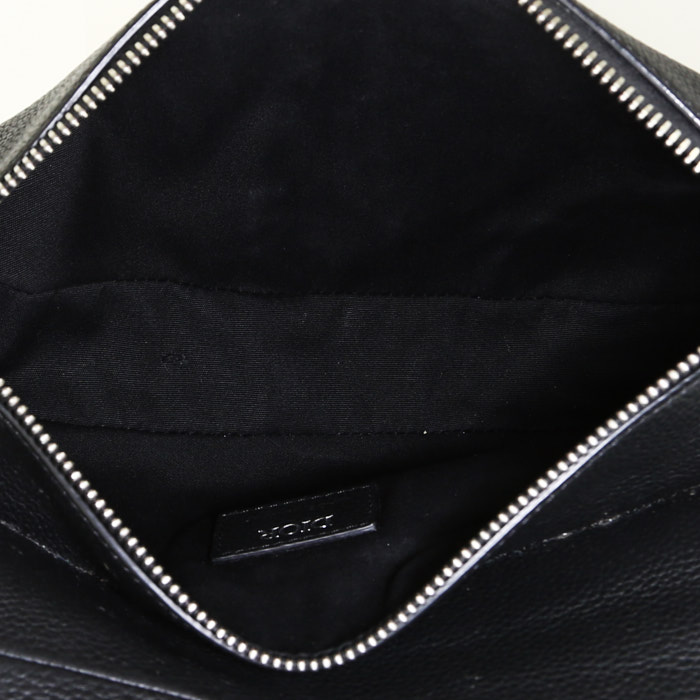Dior Saddle shoulder bag in black grained leather1:1High-quality replica