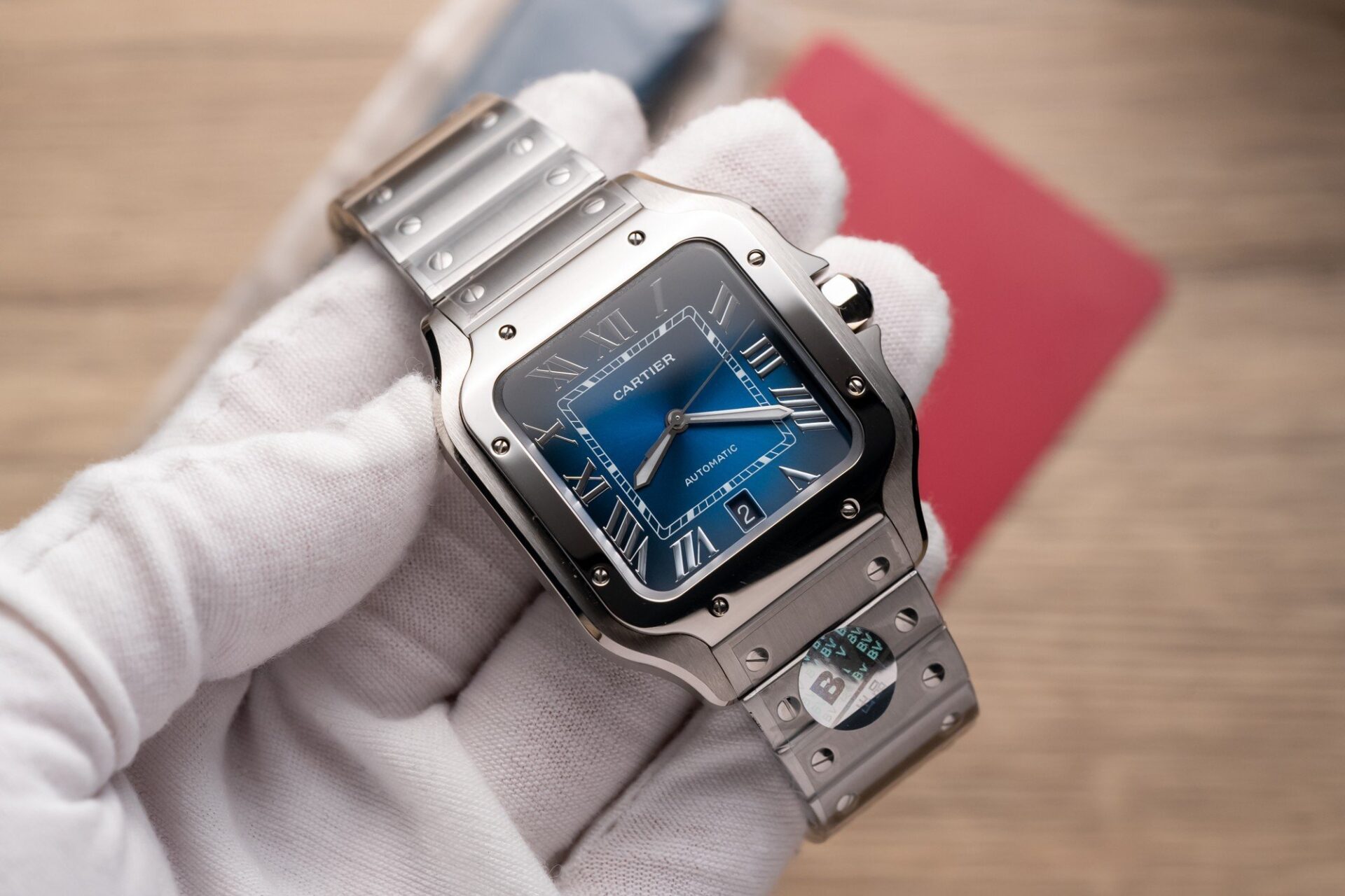 Cartier Santos De Cartier WSSA0013 Replica Wath Blue Dial BV Factory 39.8mm - Top club