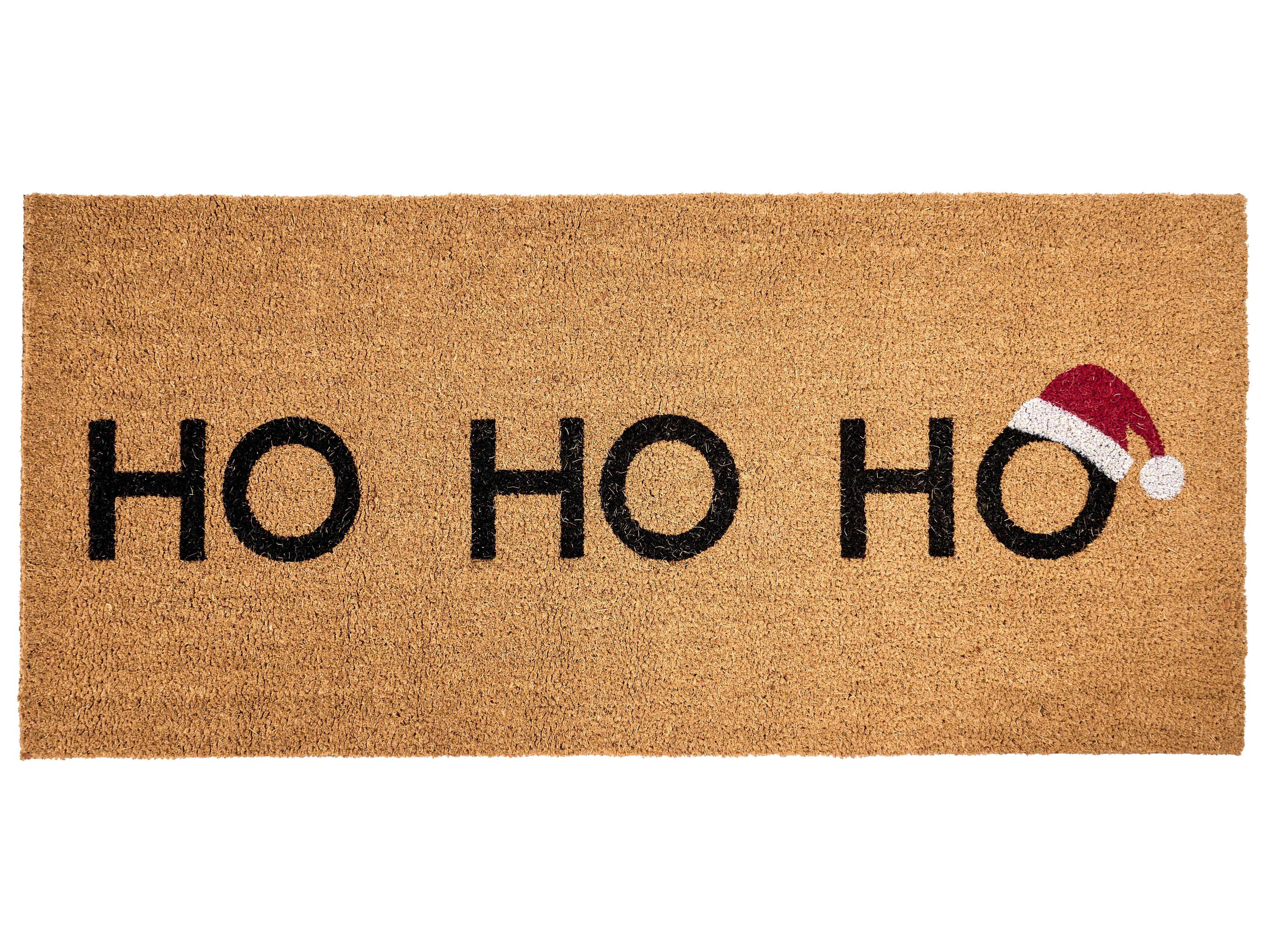 Doormat PALAKPAKIN Natural 55 x 120 cm Christmas Motif Coir