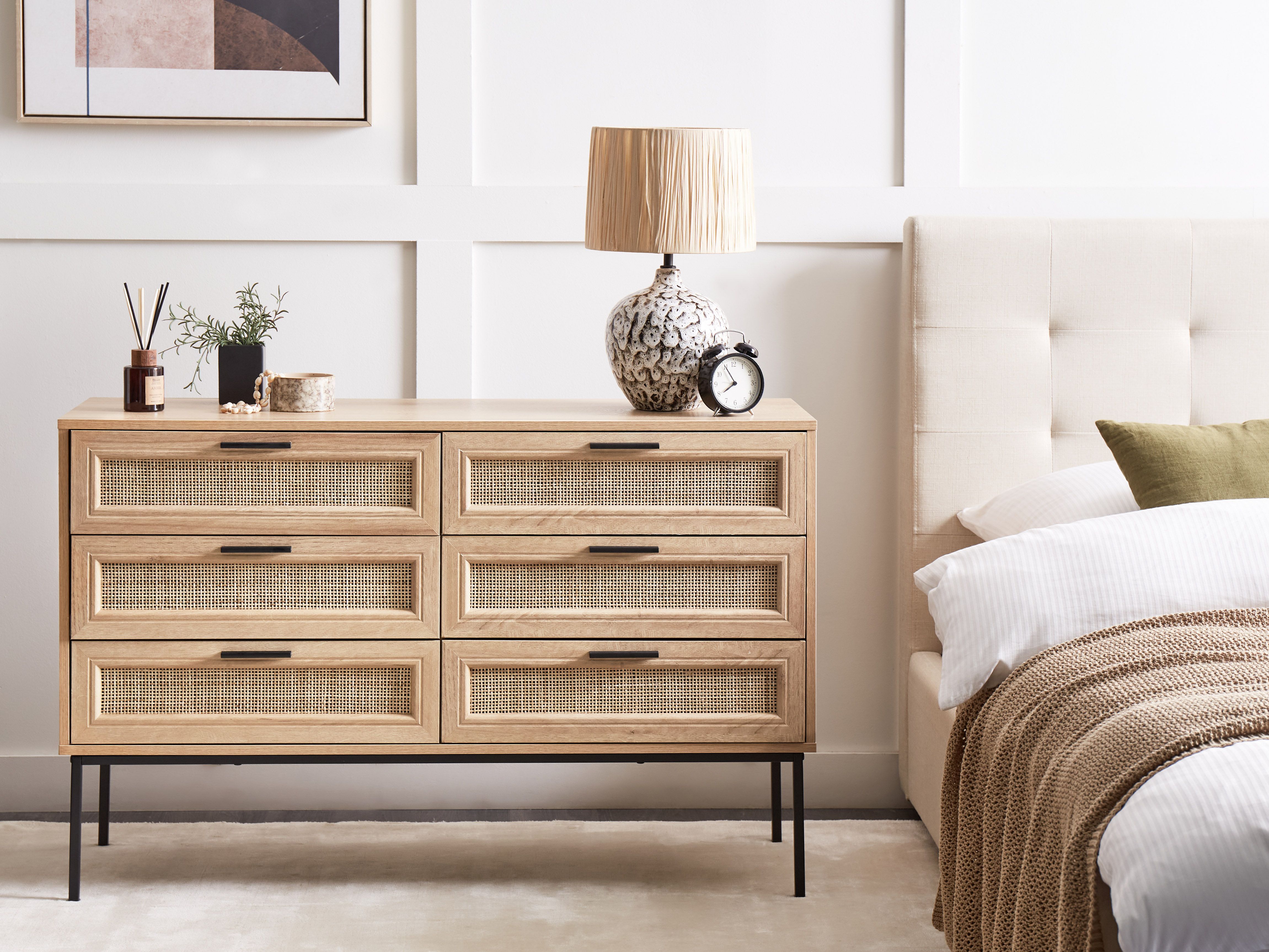 6 Drawer Chest PASCO Light Brown
