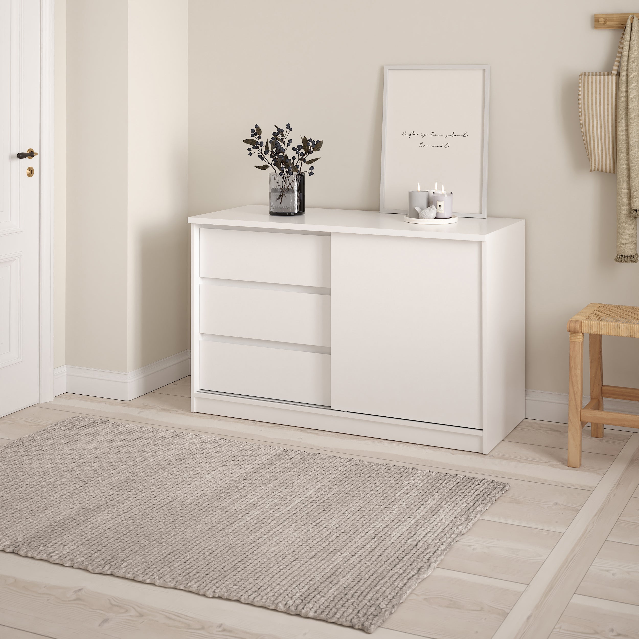 Blokker basic Flip Opbergkast - Wit
