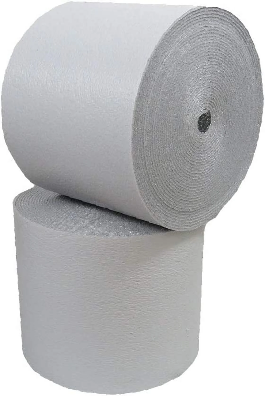 US Energy Products -3MM- Reflective Foam Core Insulation Roll Radiant Barrier White/Foil Faced Reflective Foam Insulation Solid Vapor Barrier Warehouse Building Commercial Residential (48