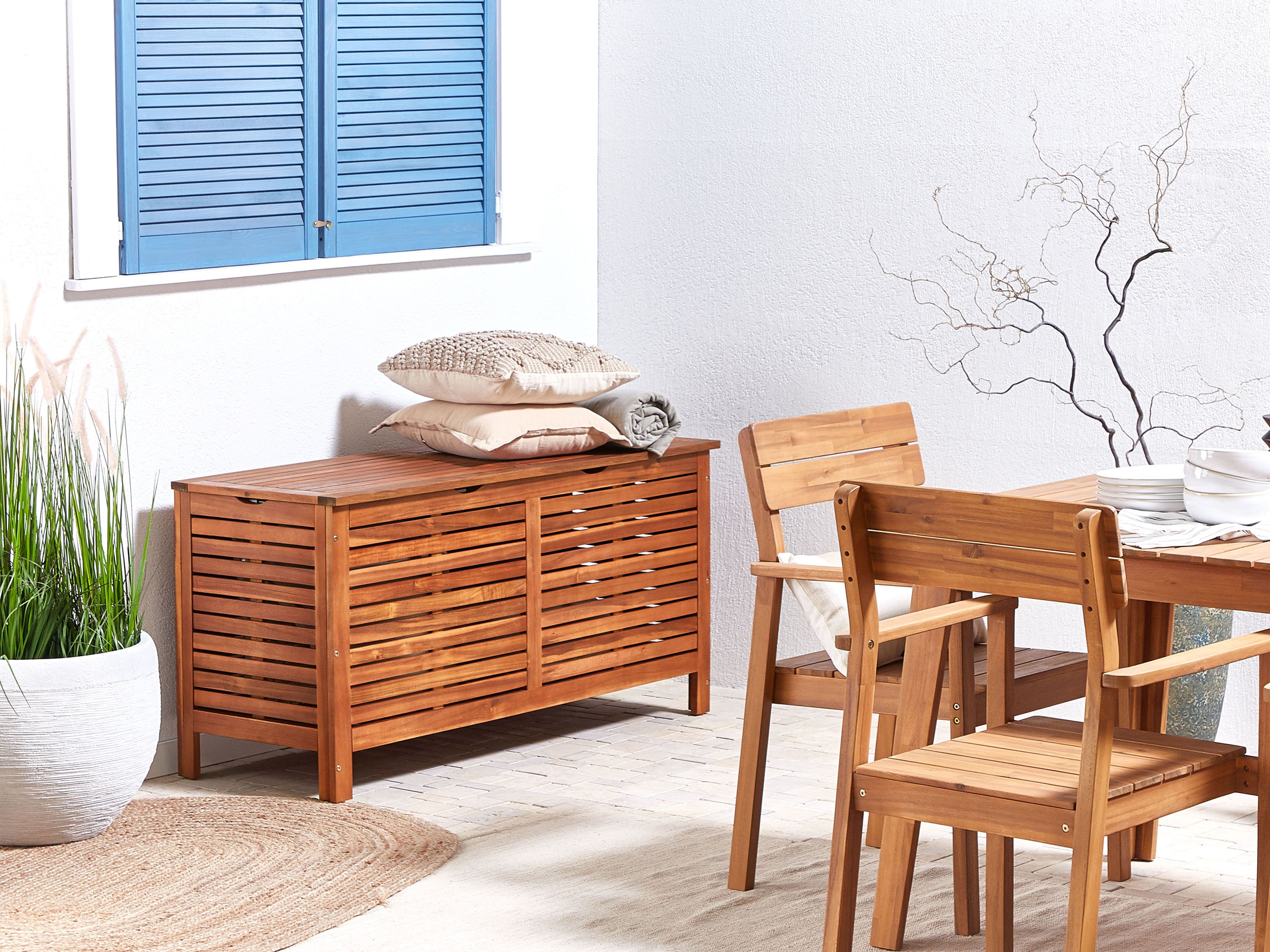 Storage Box RIVIERA 130 cm 48 cm Brown