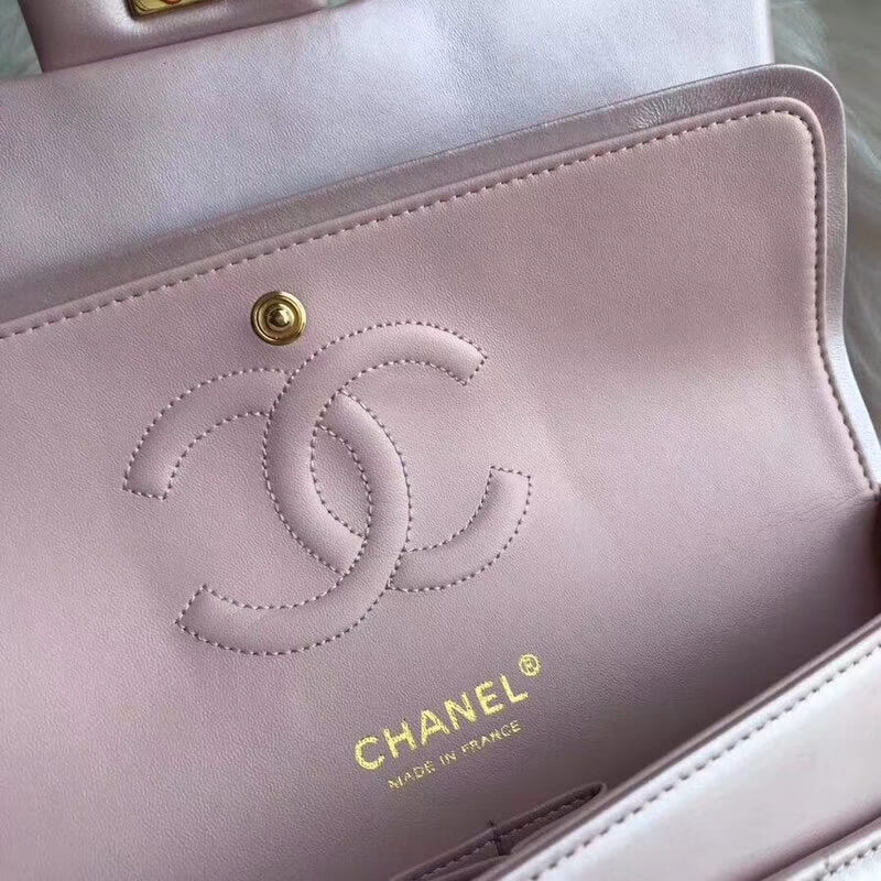 Replica Chanel 1112 Pink Gold Medium Size 2.55 Lambskin Leather Flap Bag1:1High-quality replica