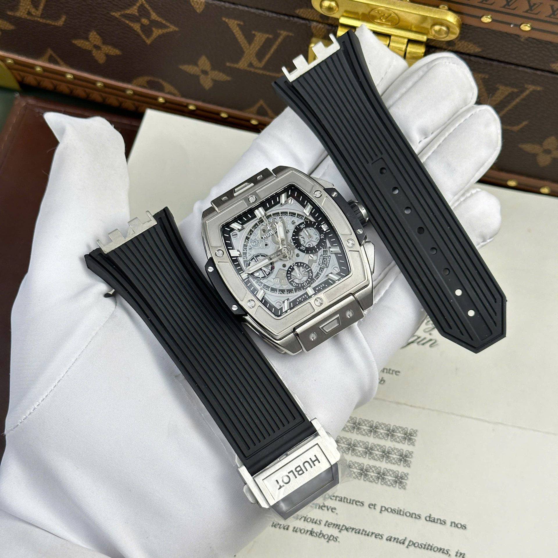 Hublot Spirit Of Big Bang Titanium Replica Watch Rubber Strap BBF Factory 42mm - Elite Watch Atelier