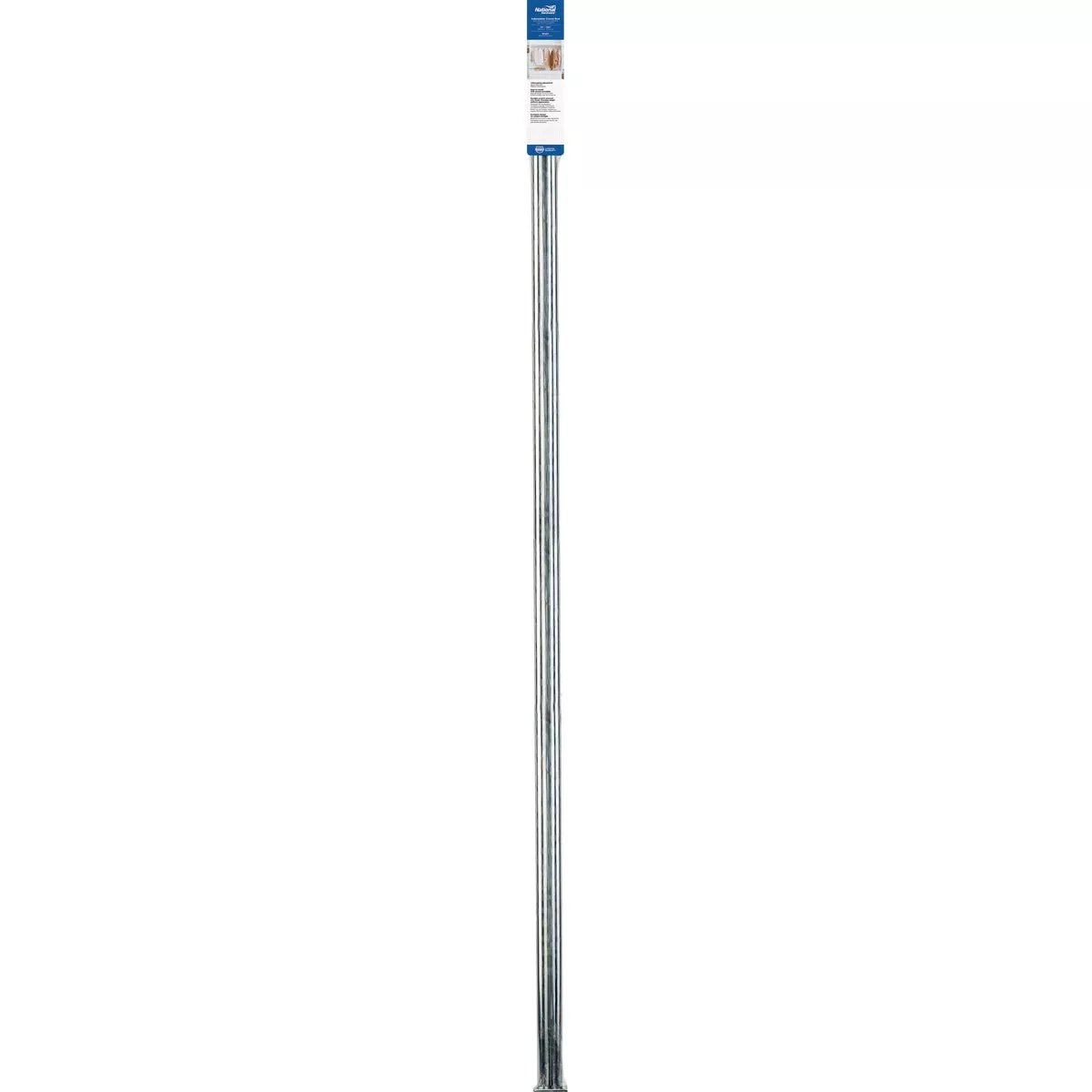 National Hardware 72 In. to 120 In. Bright Steel Adjustable Closet Rod