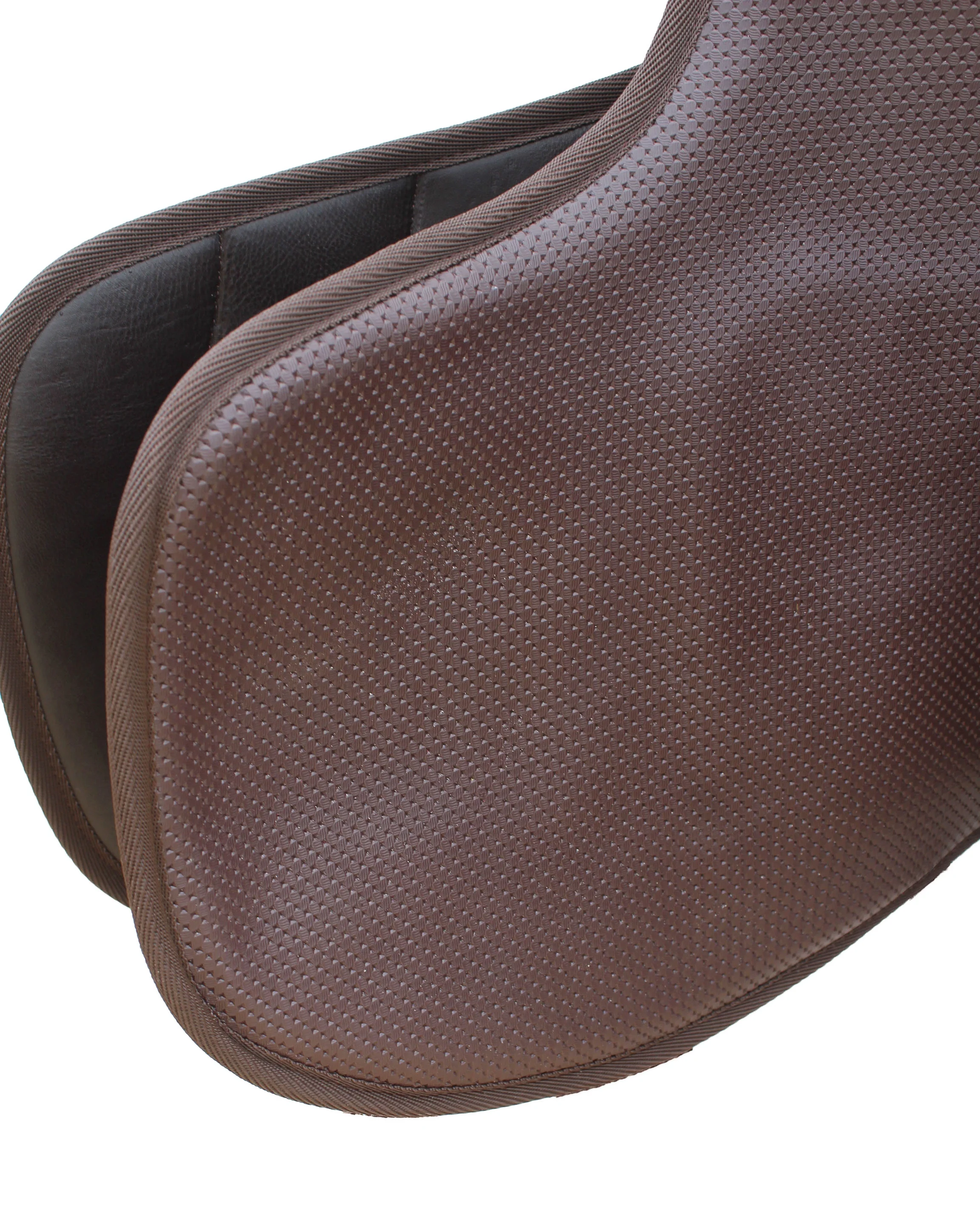 15" Western Horse Bareback Treeless Leather Saddle Pleasure Trail Riding 49103BK - Image 5