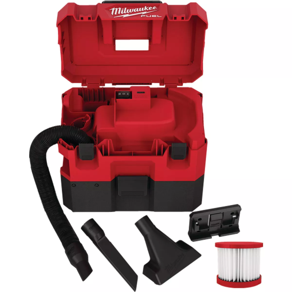 Milwaukee M12 FUEL 12 Volt Lithium-Ion Brushless Cordless 1.6 Gal. Wet/Dry Vacuum (Tool Only)