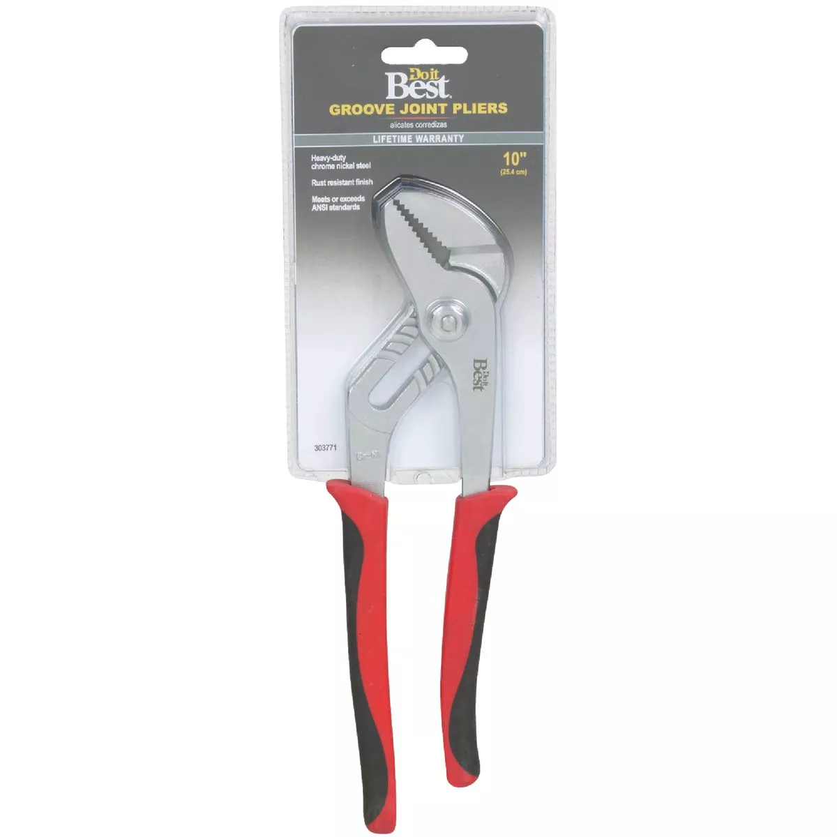 Do it Best 10 In. Straight Jaw Groove Joint Pliers