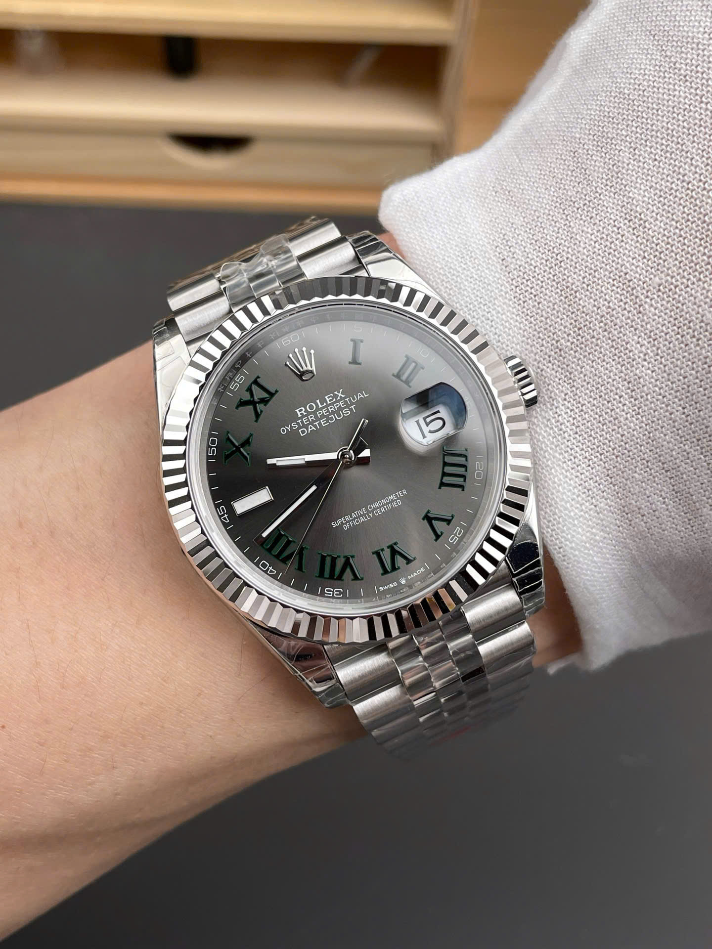 Rolex DateJust 126334 High End Watch Replicas Wimbledon Dial VS Factory Men s 41mm - Elite Watch Atelier