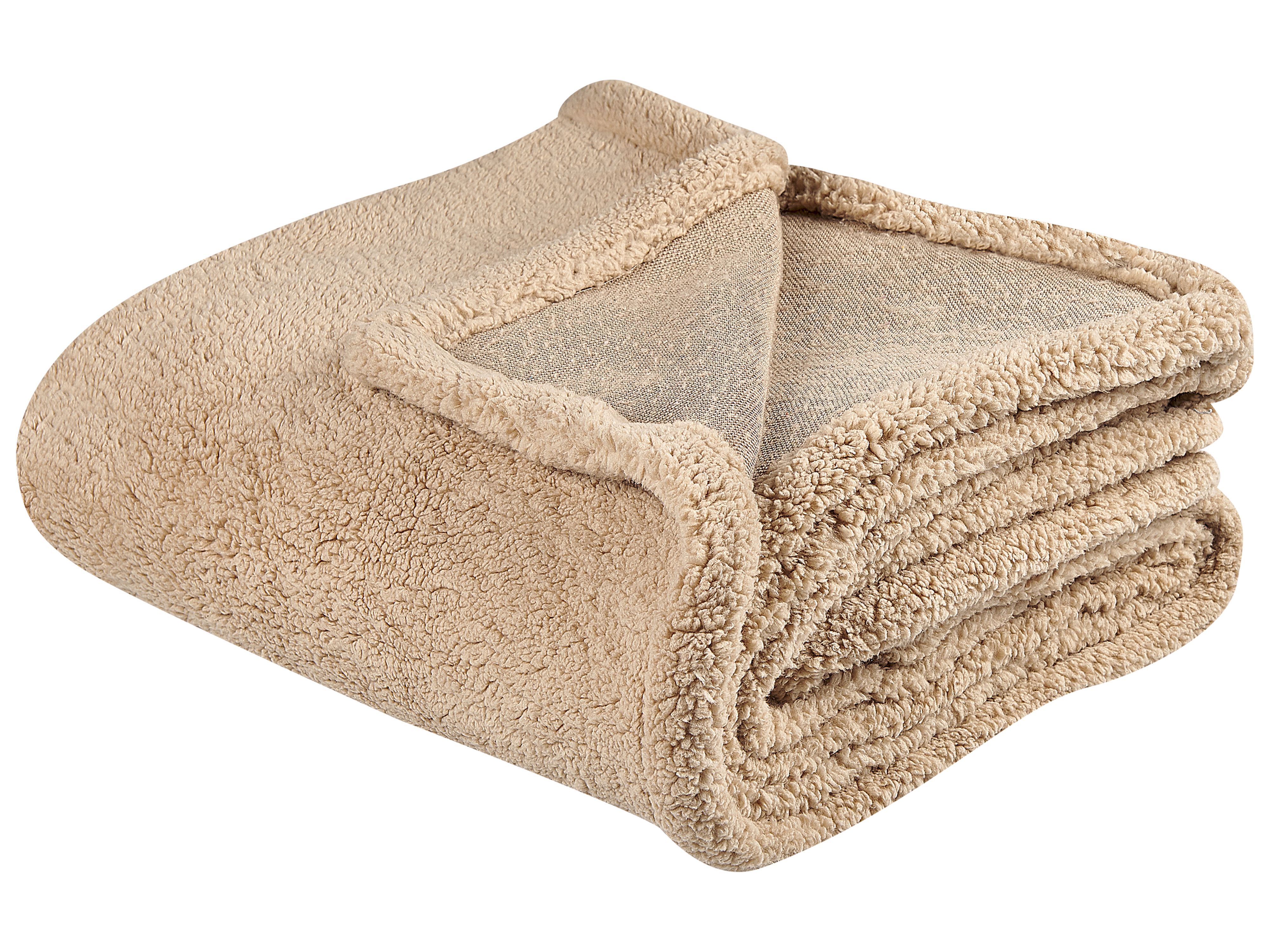 Blanket MIRGE 125 x 150 cm Sand Beige