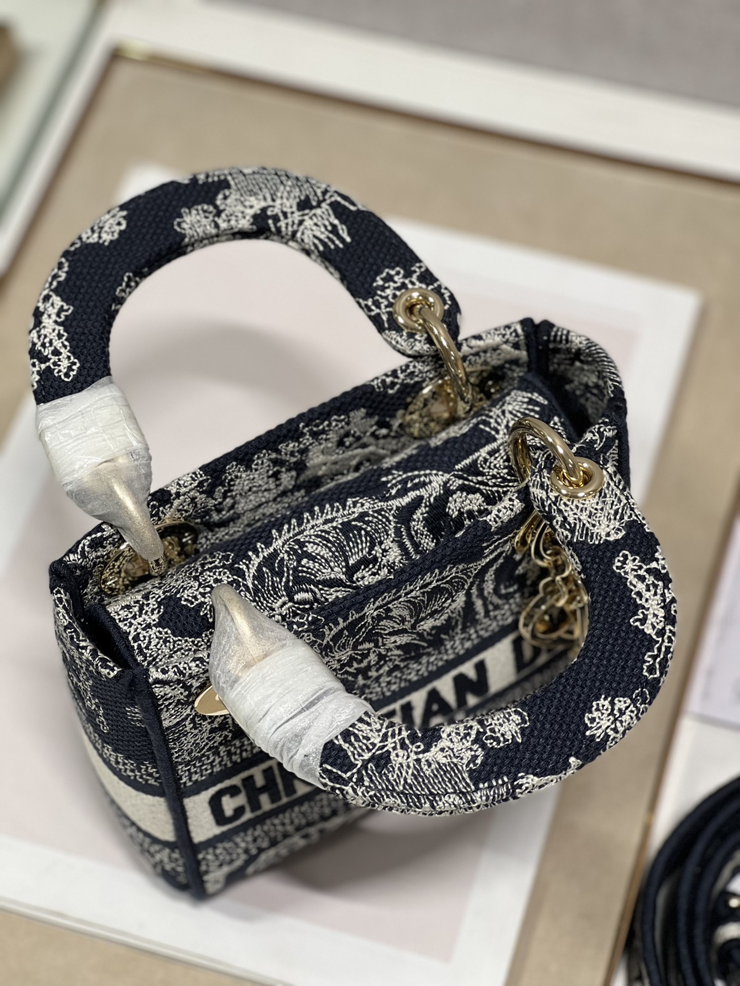 Mini Lady D-Lite Bag Black  For Women 6.5in/17cm1:1High-quality replica
