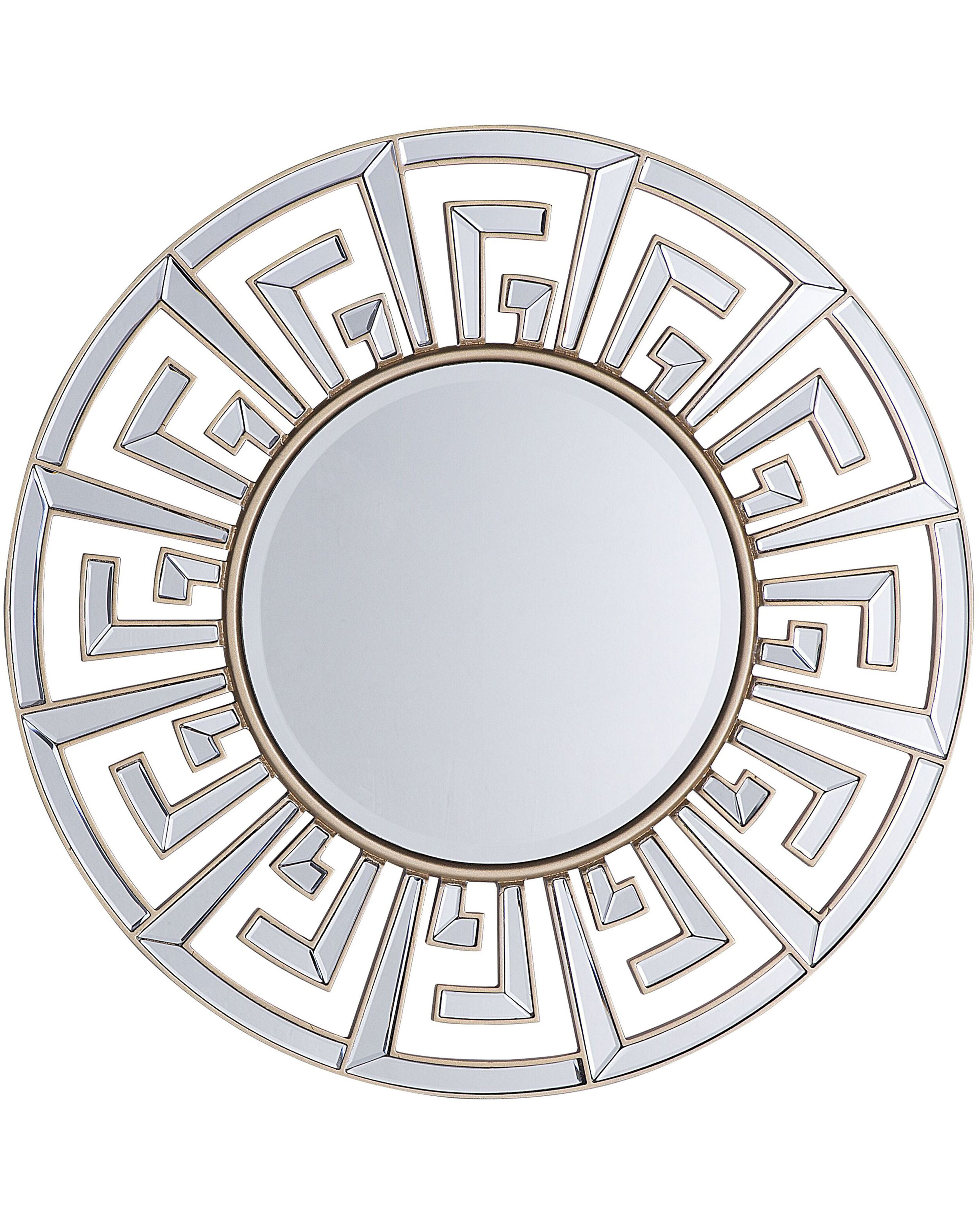 Wall Mirror FLERS 70 cm 70 cm Metal Gold