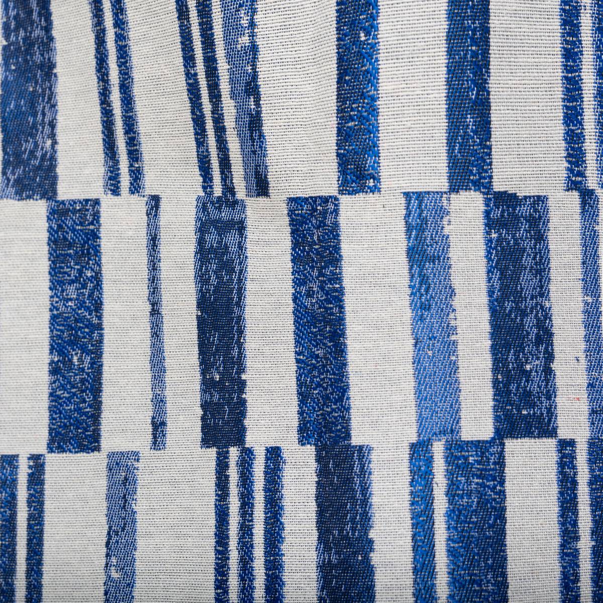 Curtain "Leyna" Jacquard, Indigo Blue, 140x260 cm