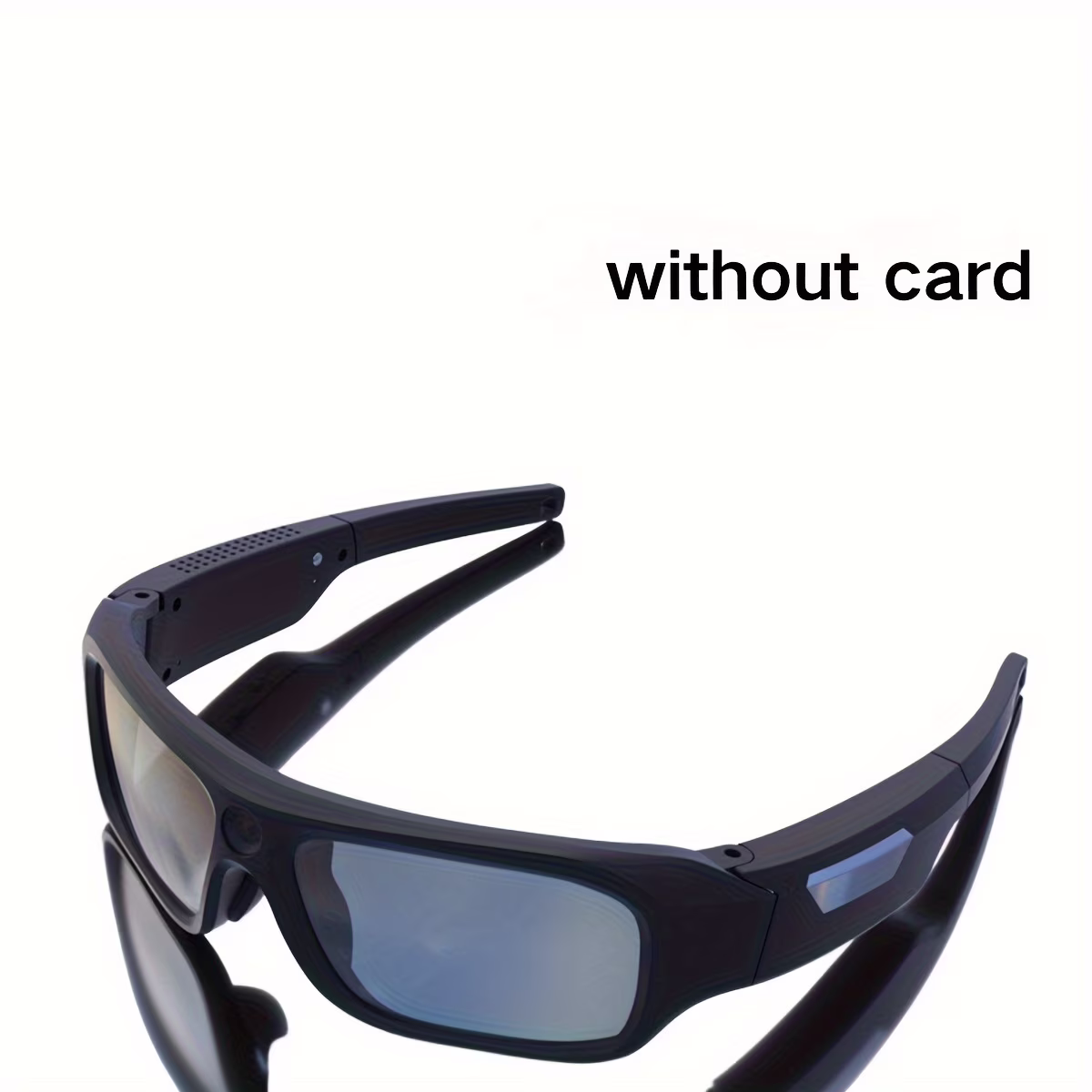 4K Camera Glasses - UHD Sports Action Cam with 64GB Card, 2-Hour Recording for Cycling, Motorcycle & Fishing, Hands-Free Body Camera (Black)