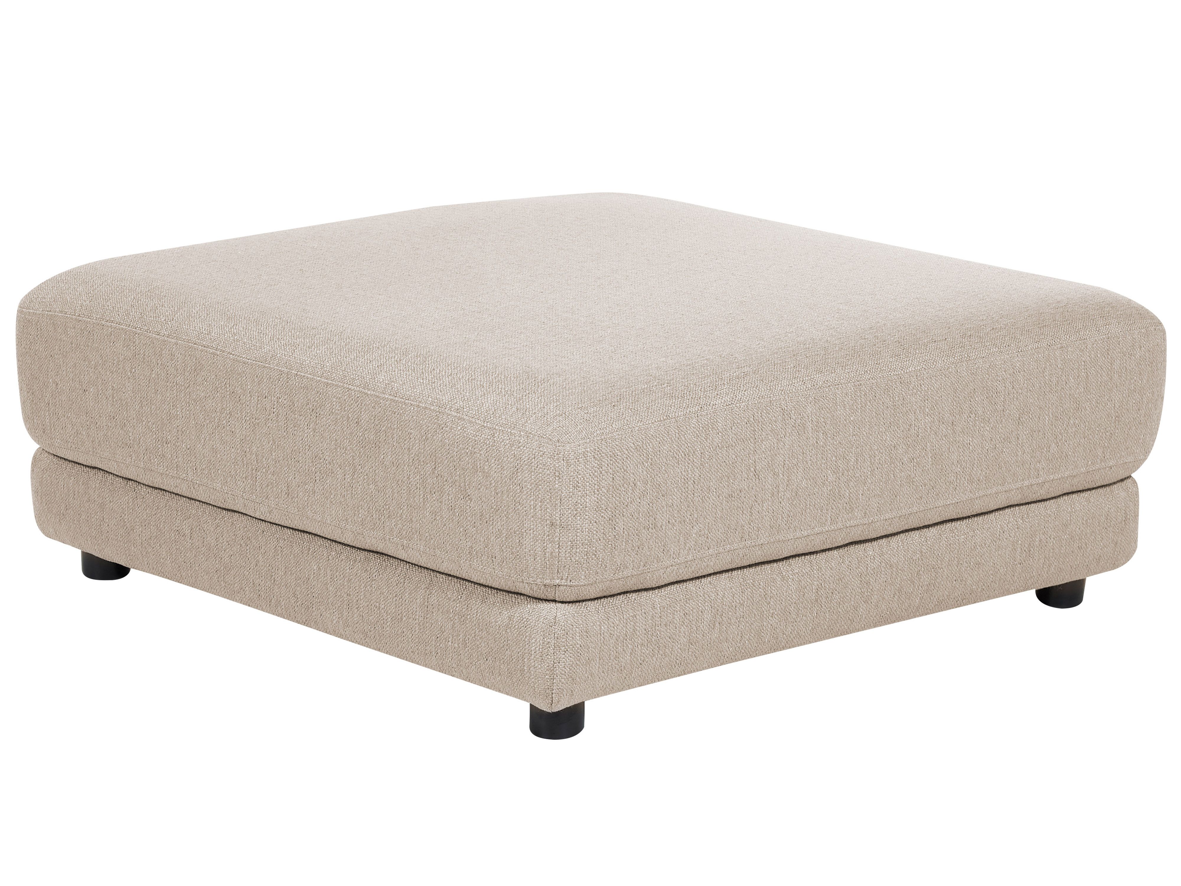 Ottoman SIGTUNA Fabric Beige