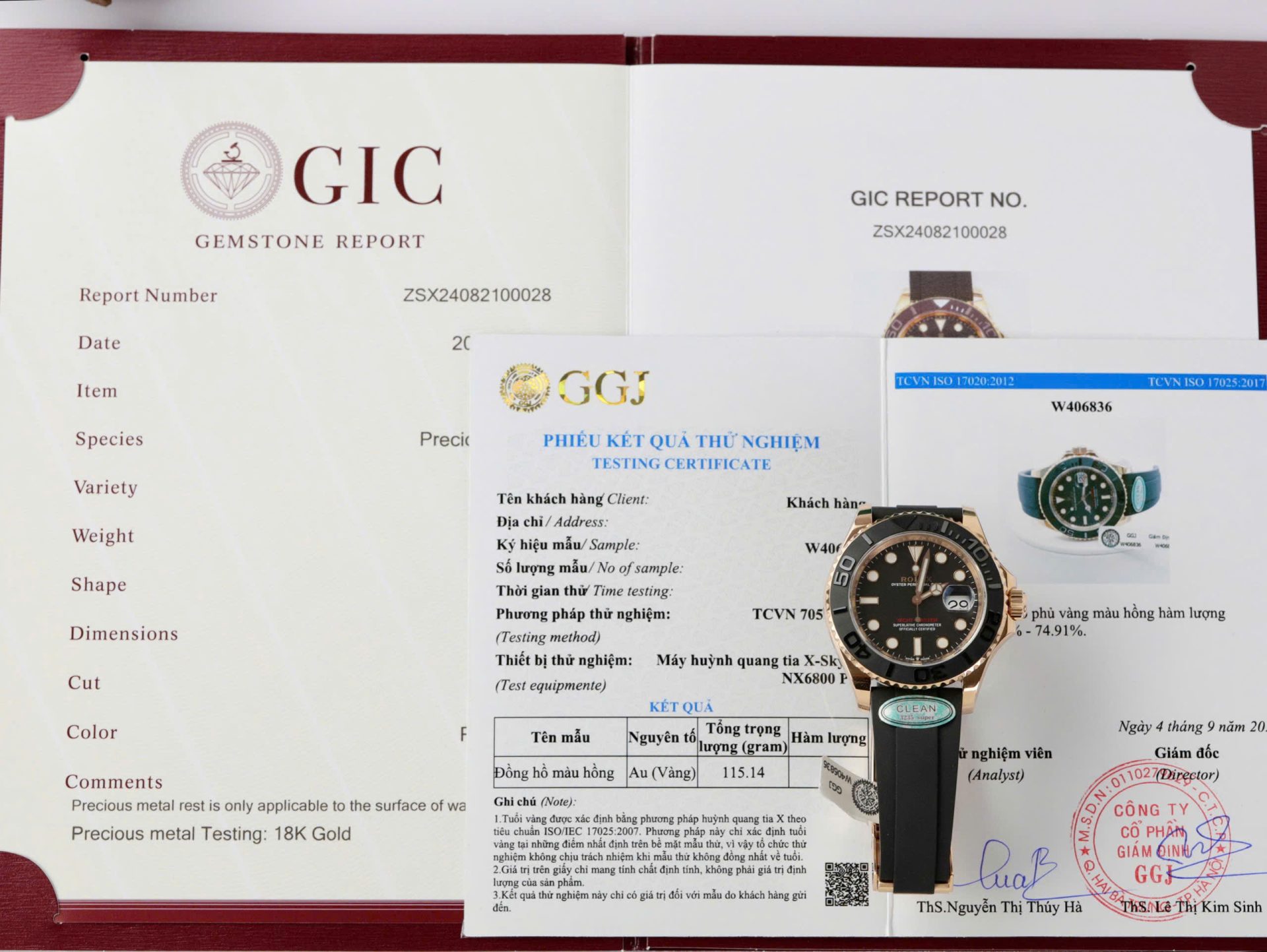 Rolex Yacht-Master 18K Rose Gold Case Replica Watch Black Dial 40mm - Elite Watch Atelier