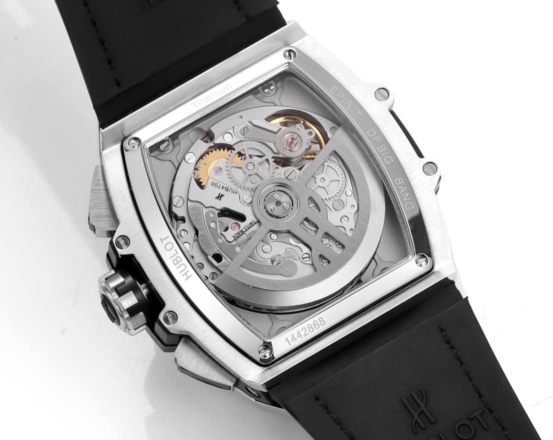 Hublot SPIRIT OF BIG BANG Chronograph, 45 mm Textured rubber strap(1:1 replica) - Top club