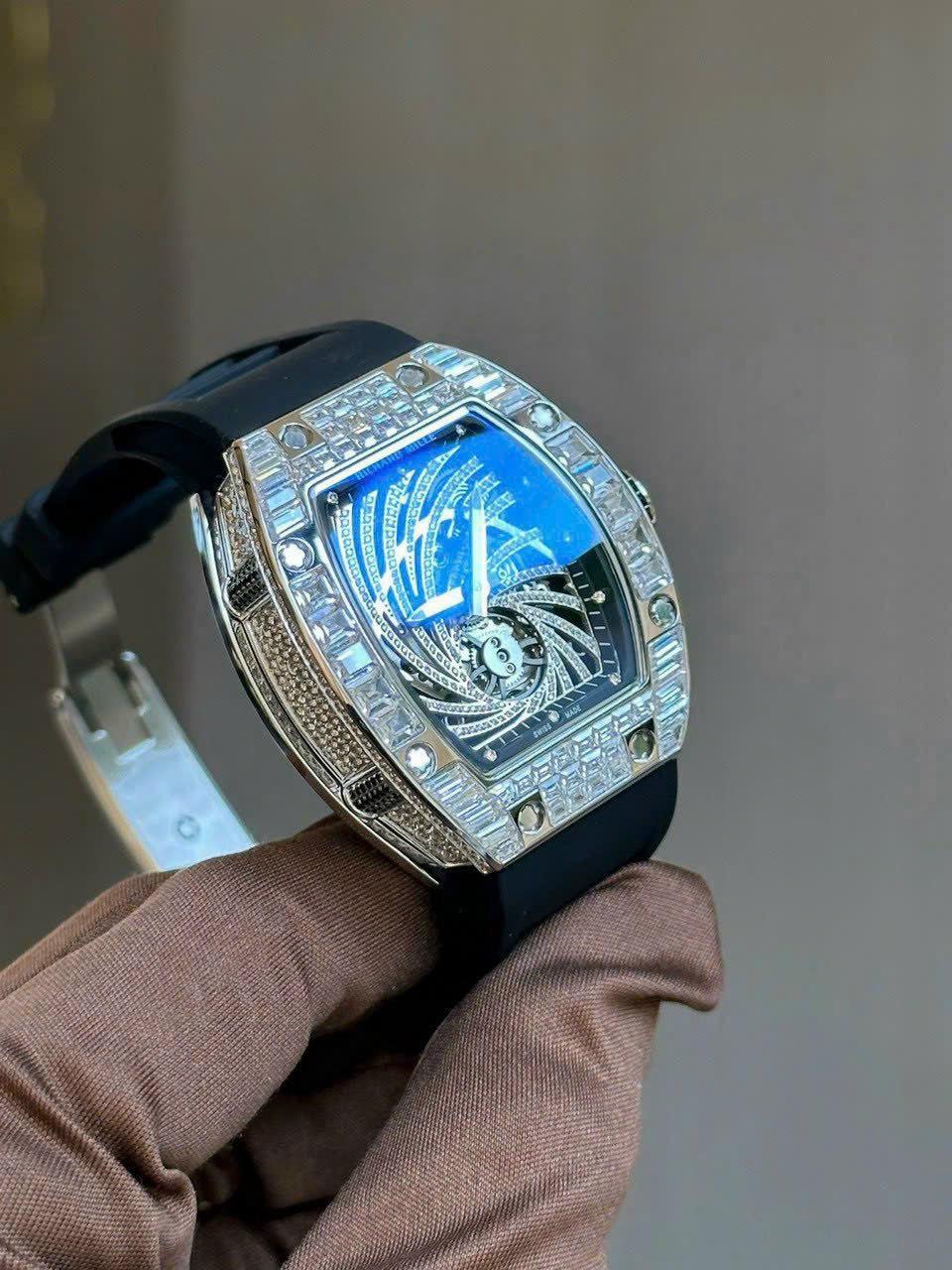 Richard Mille Replica 1:1 Watch RM51-01 Tornado With Full Stone 40mm - Top club