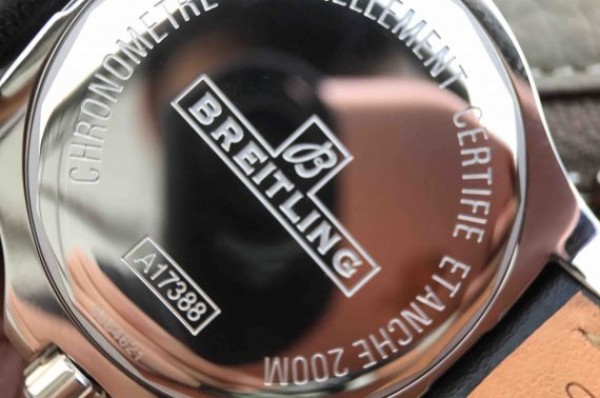 Replica Breitling Colt Automatic 44mm SS GF White Textured Dial on Black Leather Strap A2824 - Top club