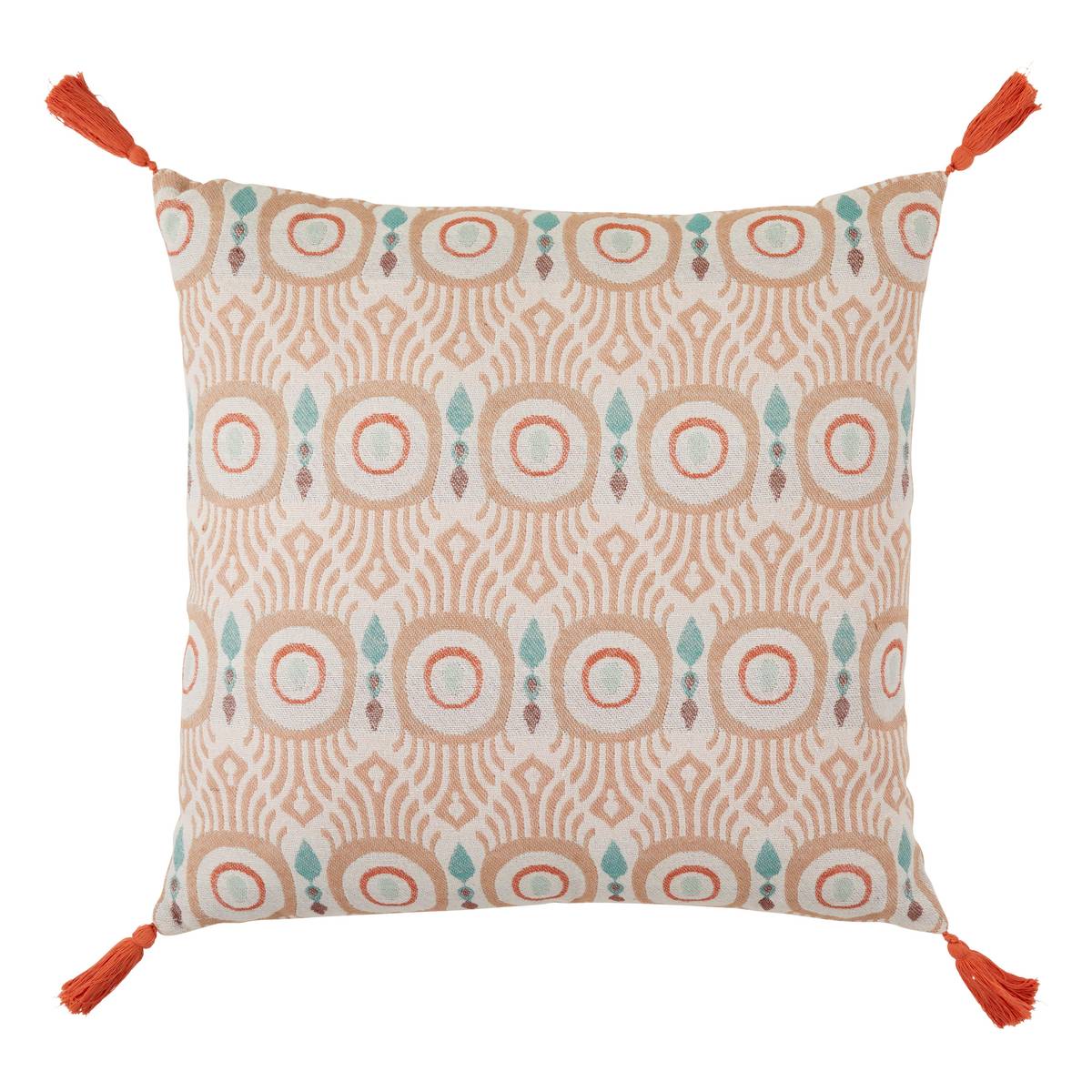 Cushion "Ikat" Jacquard, Multicolored, 50x50 cm
