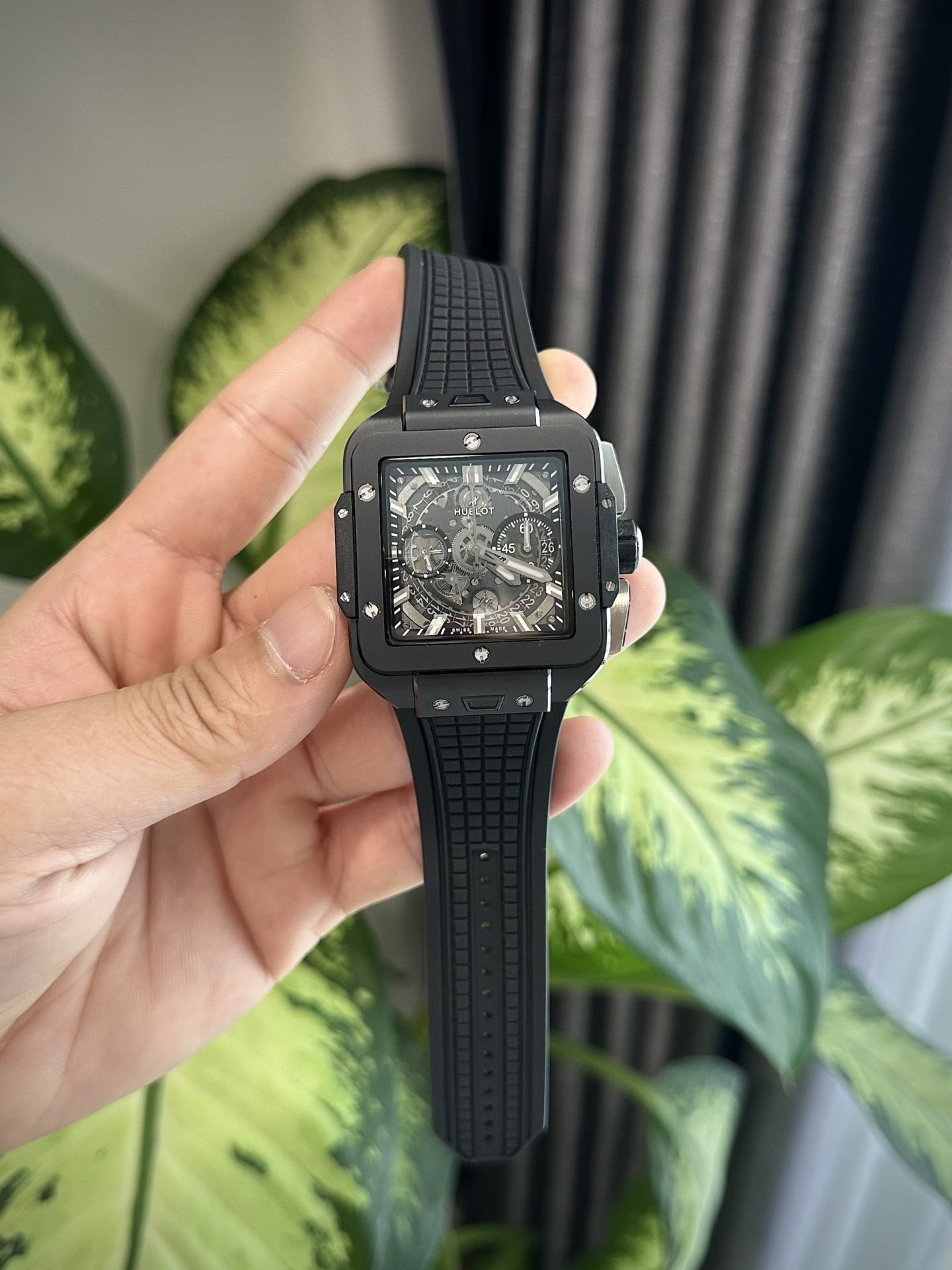 Hublot Replica Watch Square Bang Unico Ceramic Black BBF Factory 42mm - Top club