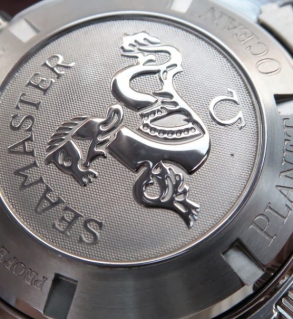 Replica Omega Seamaster Planet Ocean Chrono 45mm Black Dial Silver Markers SS Bracelet A7750 - Top club