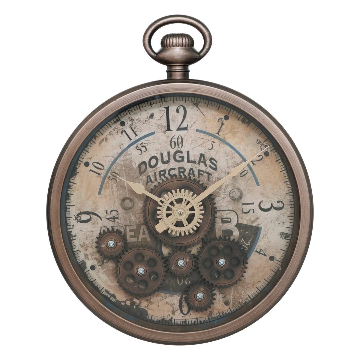Clock "Awa" Brown, D.27 cm
