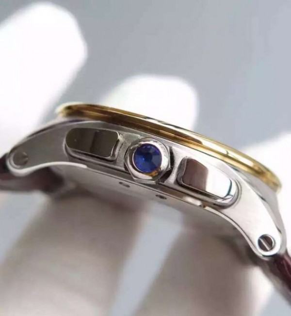 Replica Cartier JF Cartier Calibre de Cartier SS/RG Chronograph White Dial Miyota 9100 - Top club