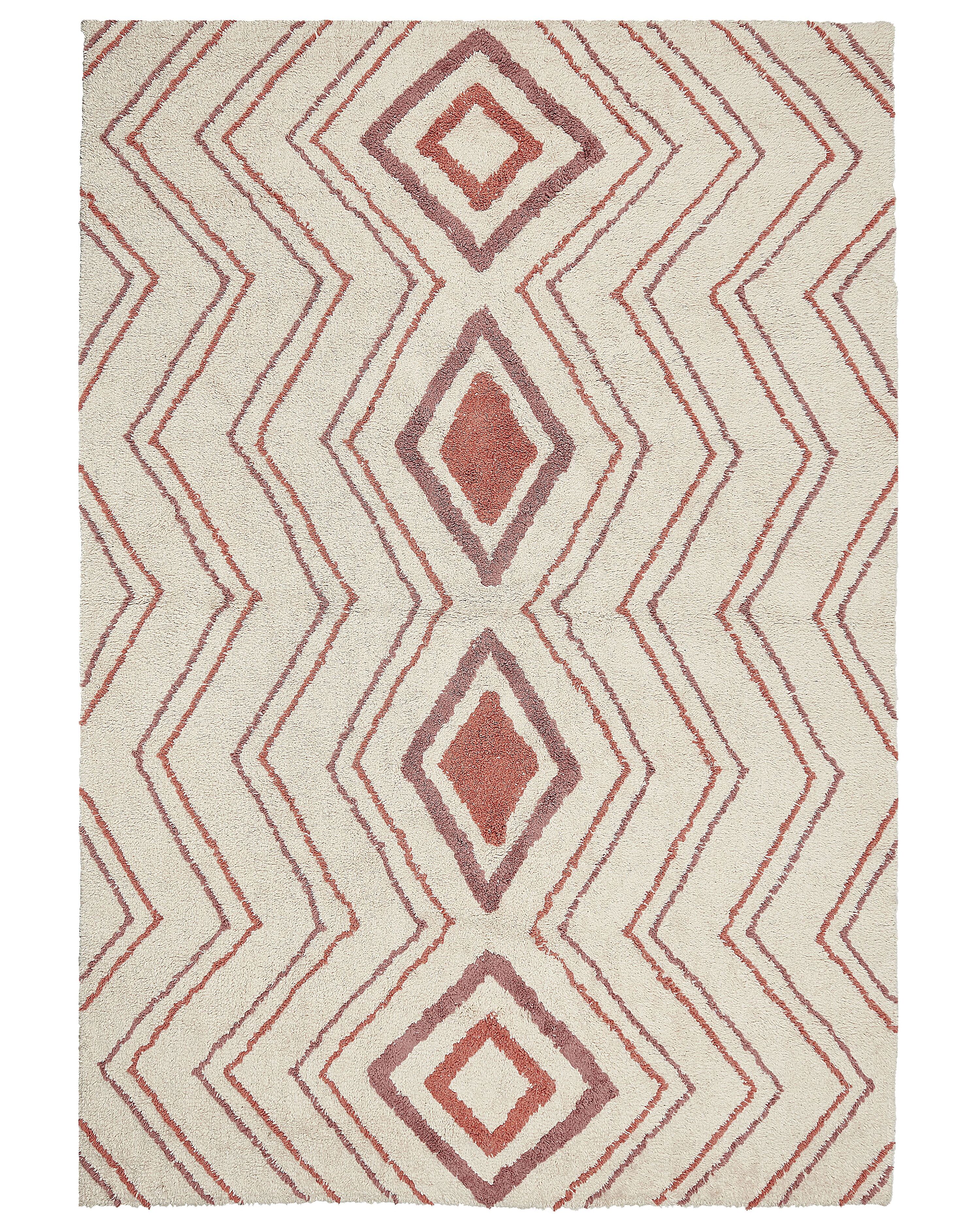 Rug KASTAMONU Beige 160 x 230 cm Cotton