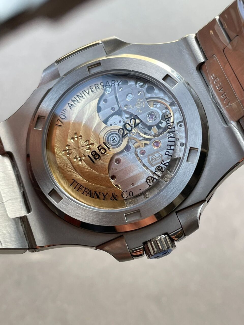 Replica PATEK PHILIPPE Nautilus 5711 3KF 1:1 Best Edition Tiffany Blue Dial on SS Bracelet A324 V2 - Top club
