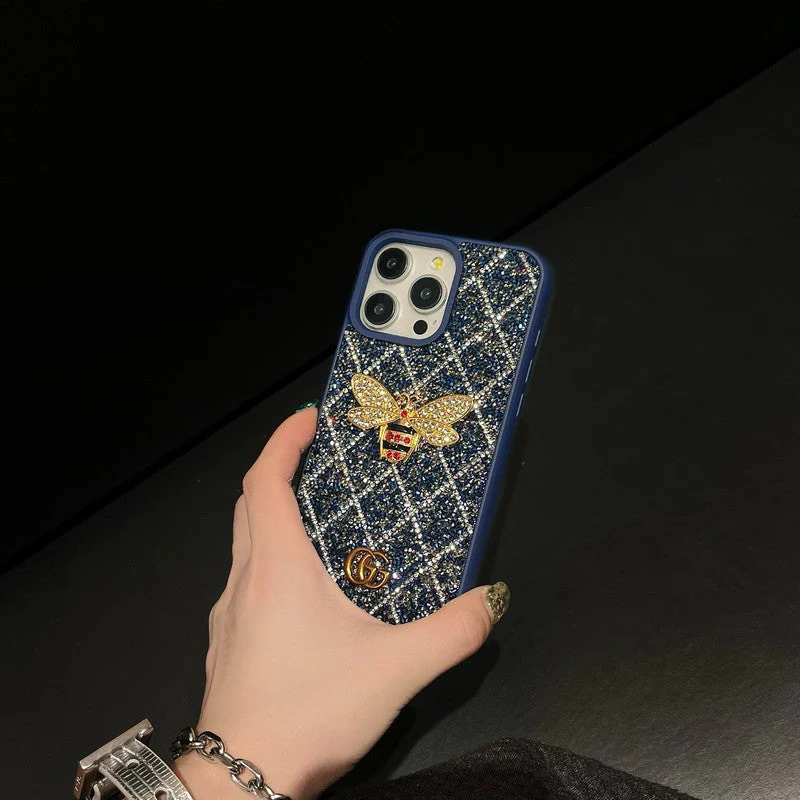 GG Bee Diamond iPhone Case - Wholesale & Influencer