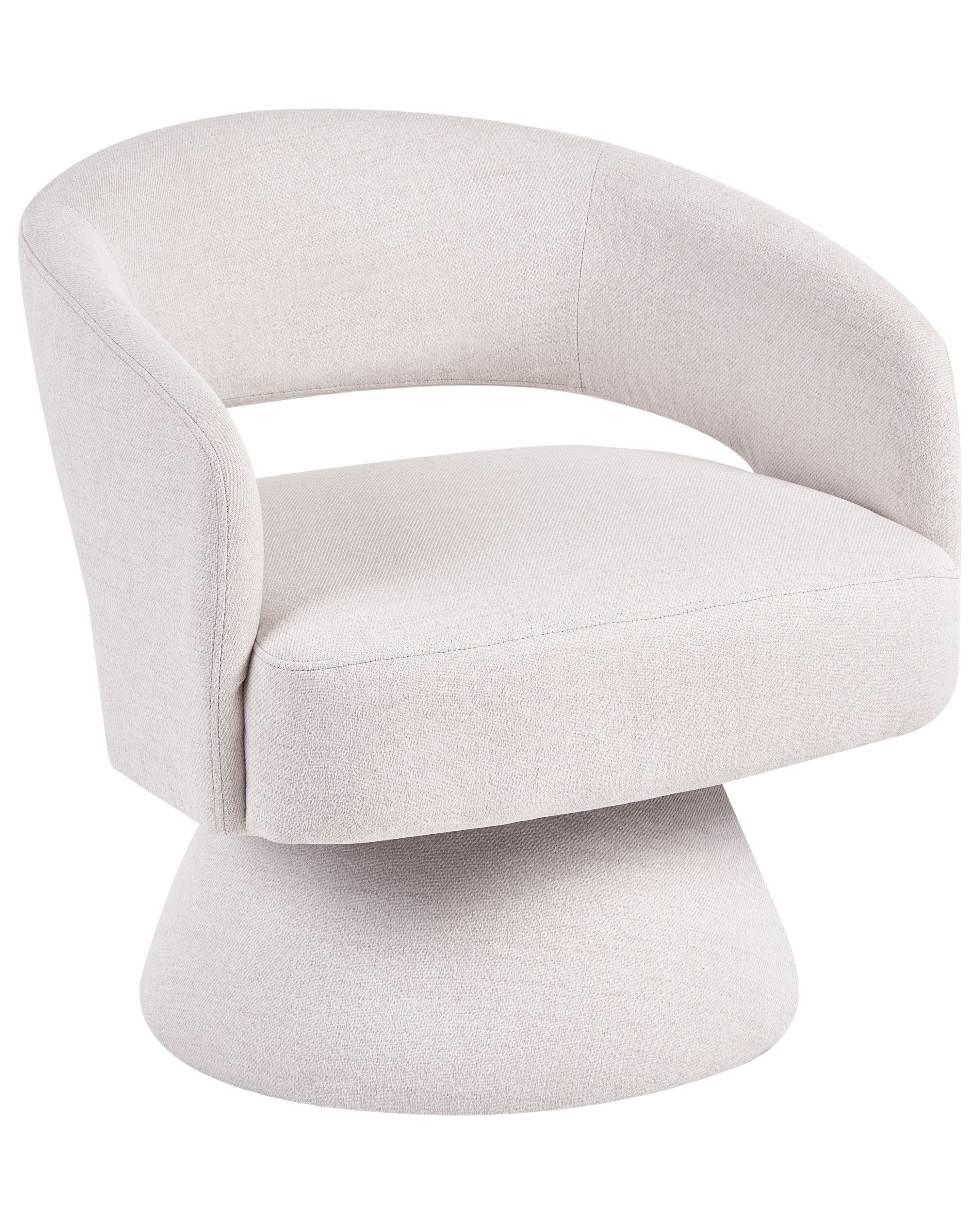 Swivel Armchair EIDAL Off-White