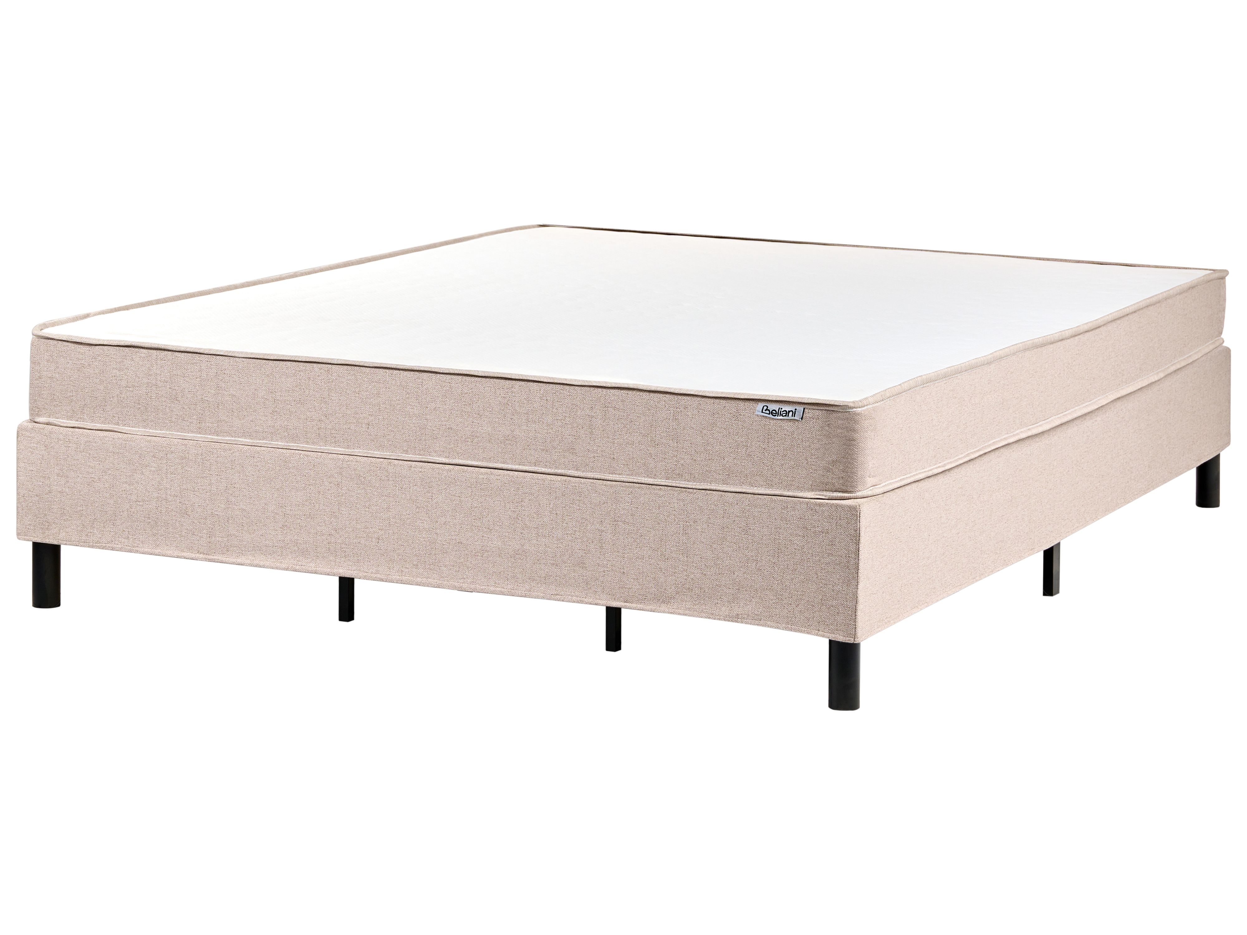 Divan Bed without Headboard Fabric COUNTESS 180 x 200 cm (EU Super King) Beige