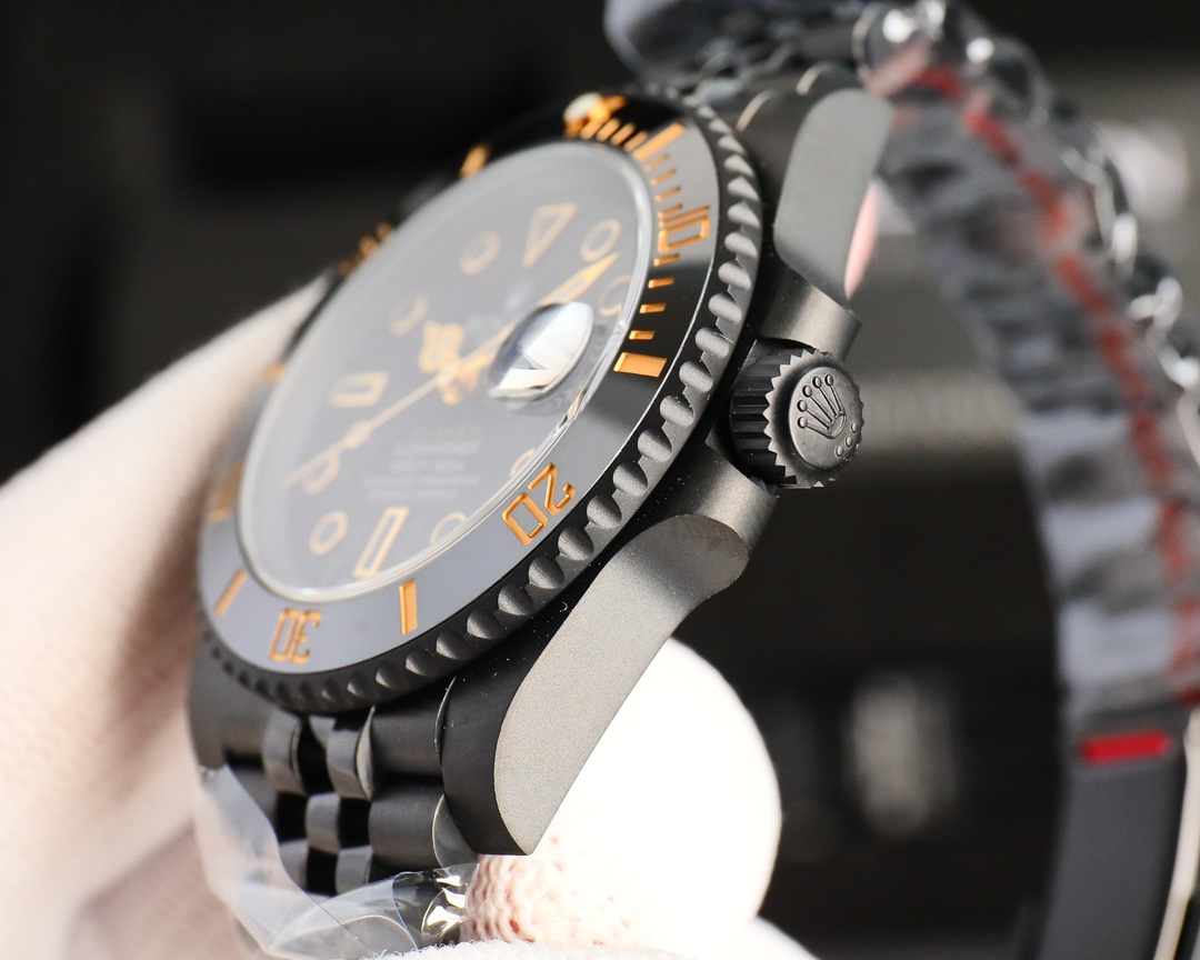 Rolex Dark Legend Submariner - DLC Blackened Finish - 40MM - Gold(1:1 replica) - Top club