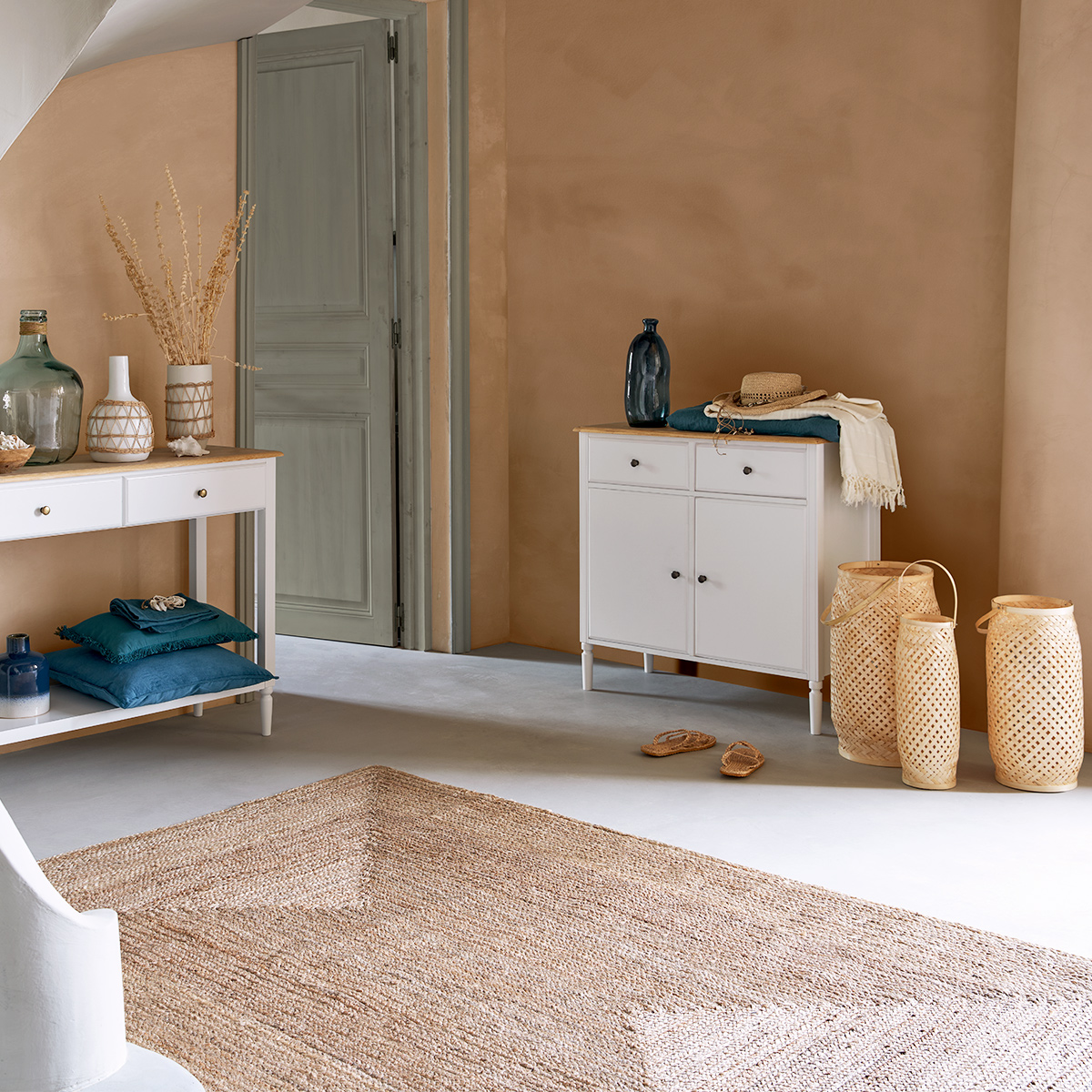 Set of 3 lanterns Bamboo