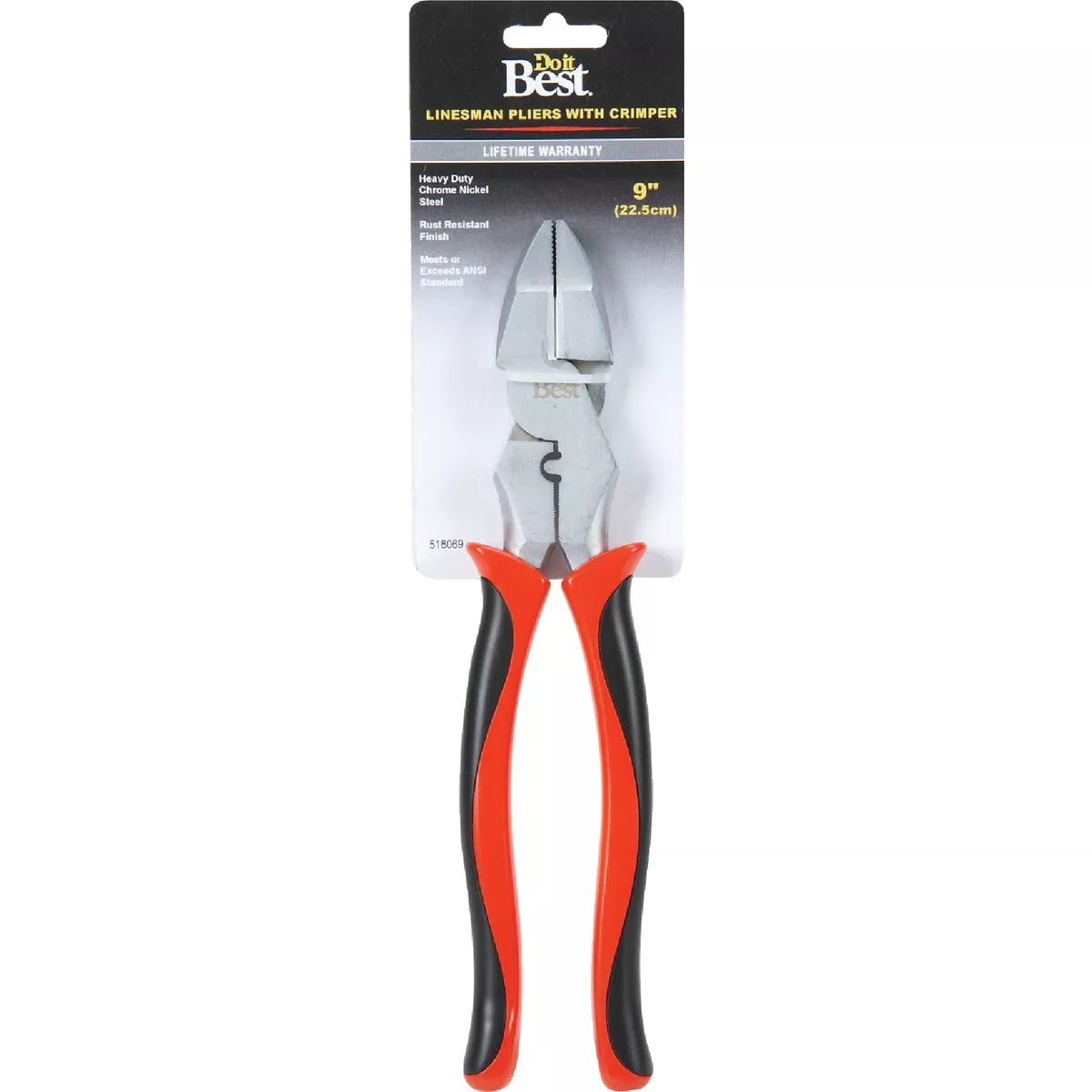 Do it Best 9 In. Linesman Pliers with Crimper
