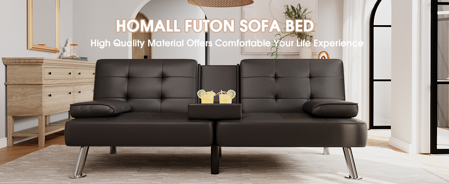 Canapé futon HOMALL LIT