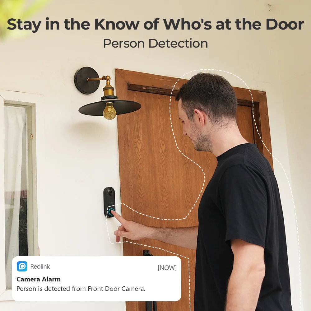 Reolink 2K 5MP Video Doorbell Camera 5G Wifi Security Home Doorbell Chime, Person &Package Detection - Image 9