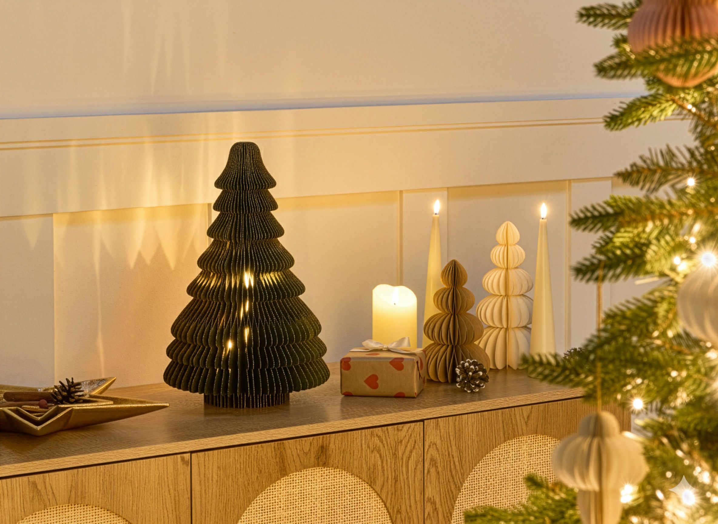 Christmas Decoration LED ANDAN Christmas Tree 41 cm Green