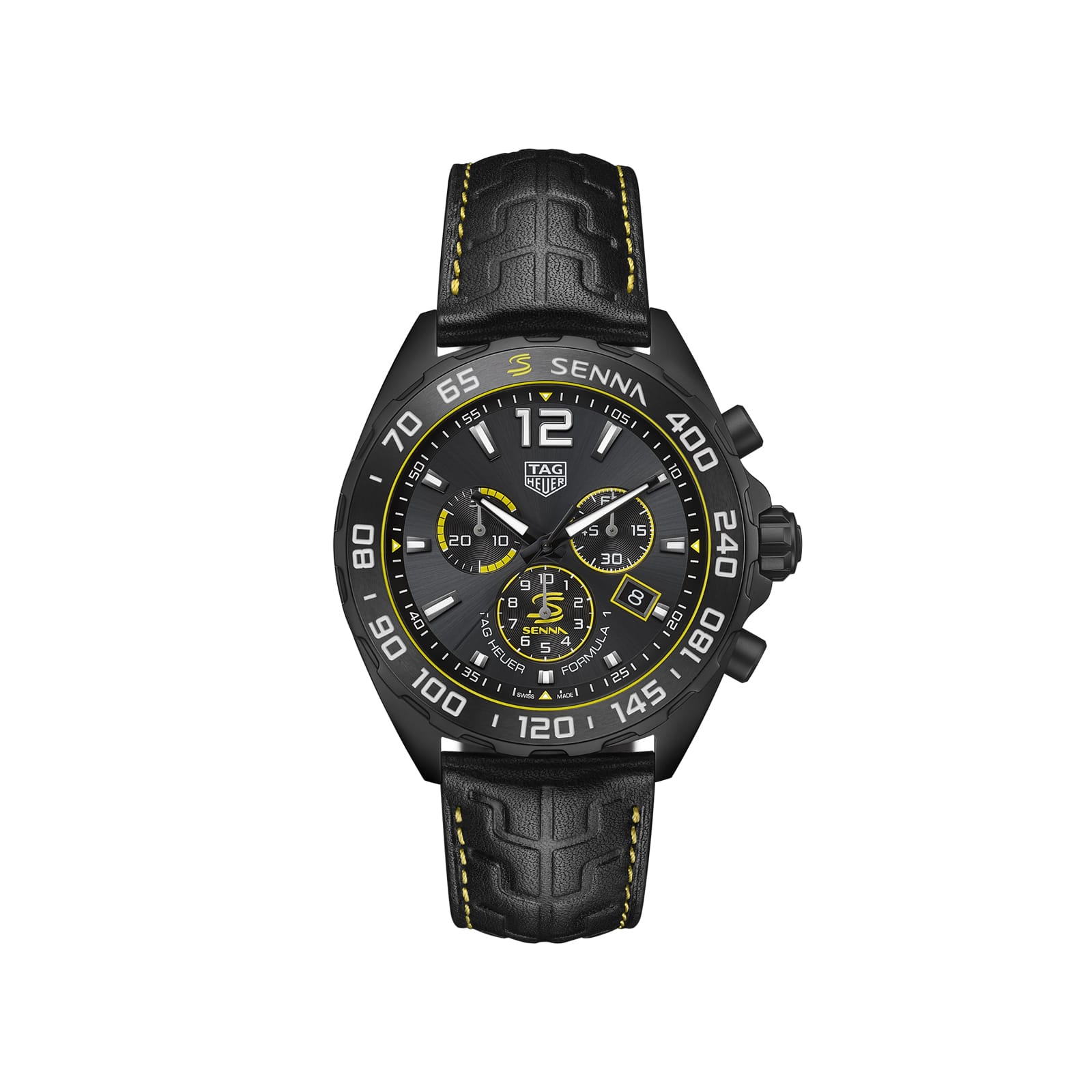 TAG Heuer Replica Watch Formula 1 Senna Quartz 43 mm Steel(1:1 replica) - Top club