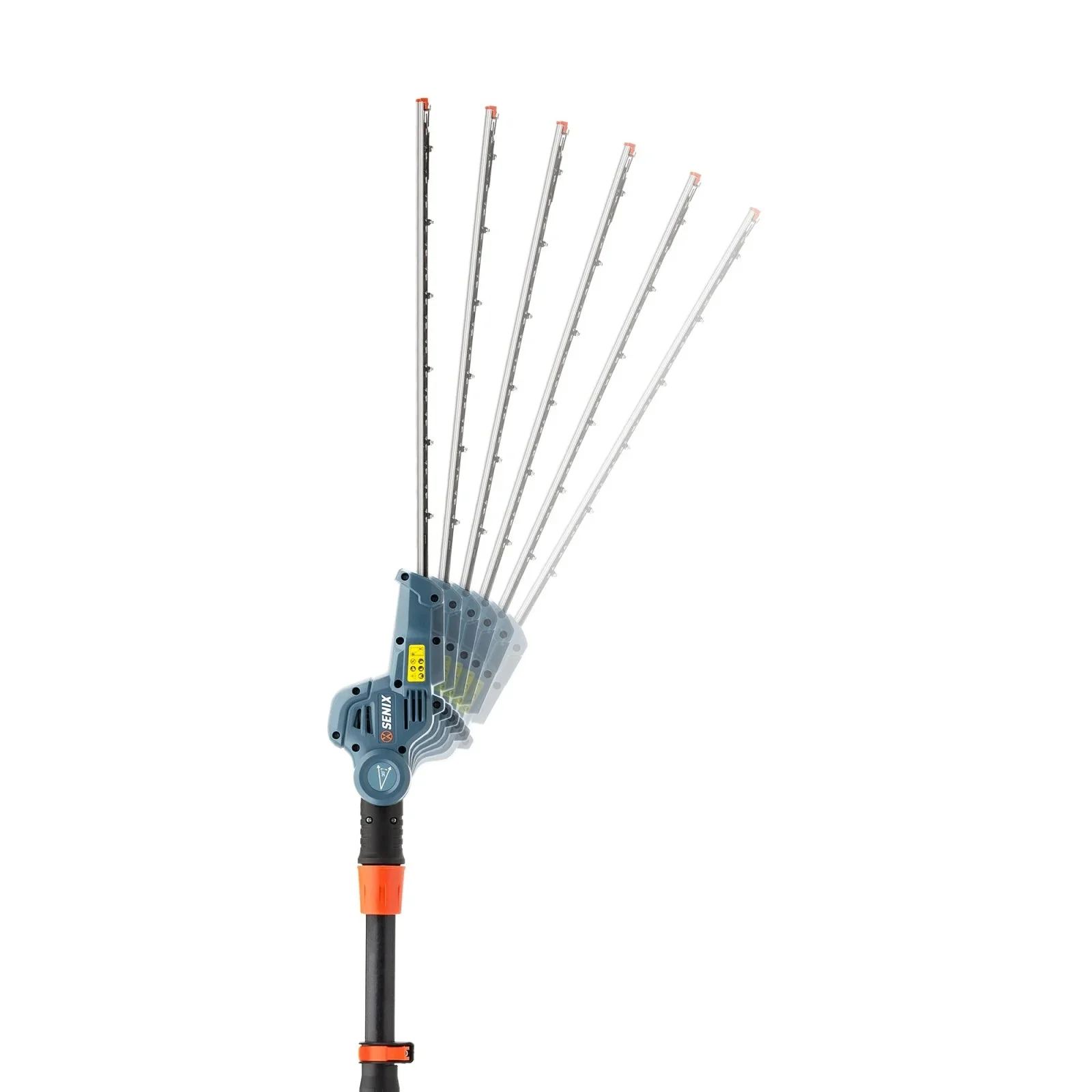 SENIX Cordless Pole Hedge Trimmer, 20 Volt Max, 18-Inch Cutting, 21-Inch Blade - HTPX2-M - Image 11 SENIX Cordless Pole Hedge Trimmer, 20 Volt Max, 18-Inch Cutting, 21-Inch Blade - HTPX2-M - Image 11
