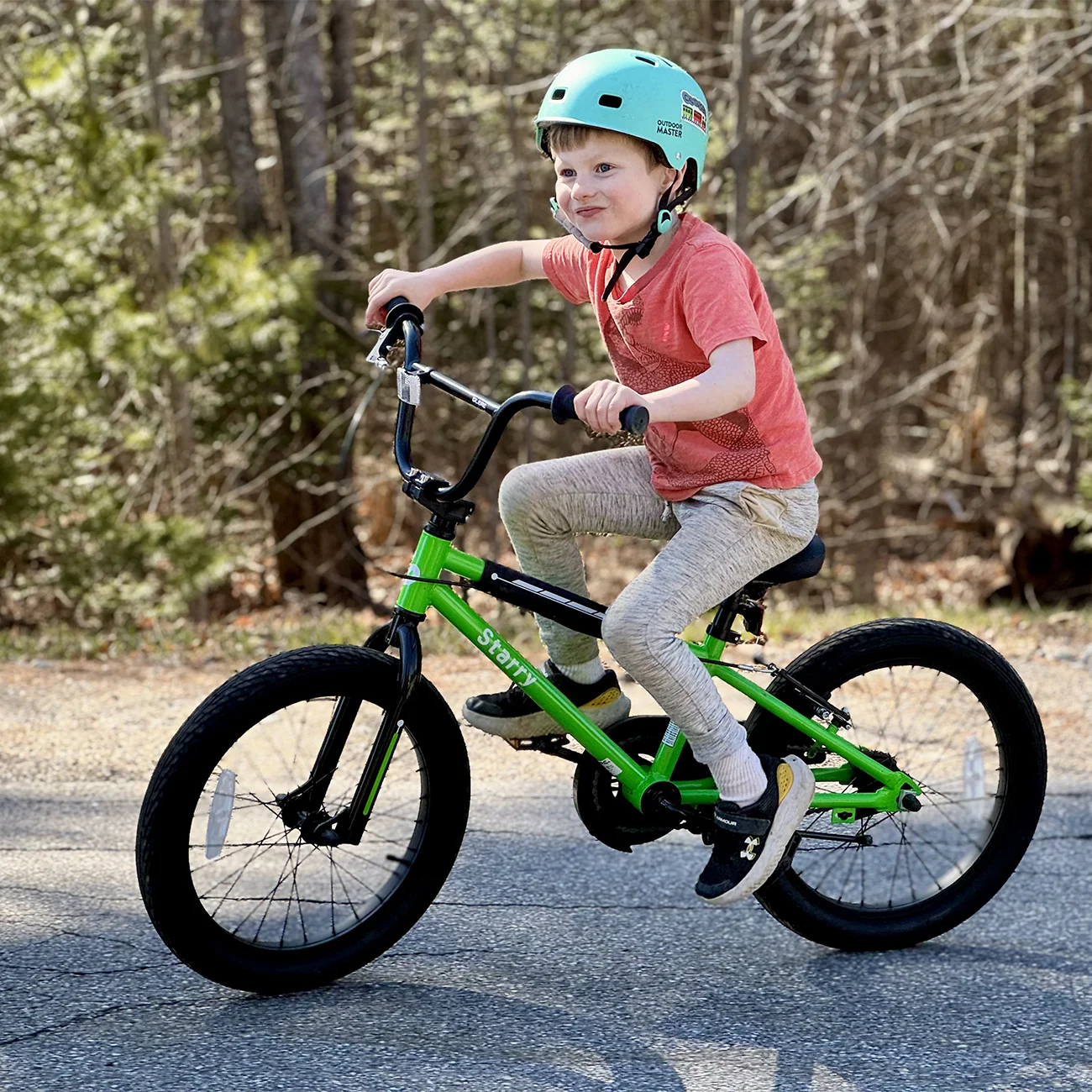 Glerc 14 Inch Little Kids Bike BMX Style Bicycle with Training Wheels Coaster Brake for 3 4 5 Years Old Boys Girls, Blue - Image 14