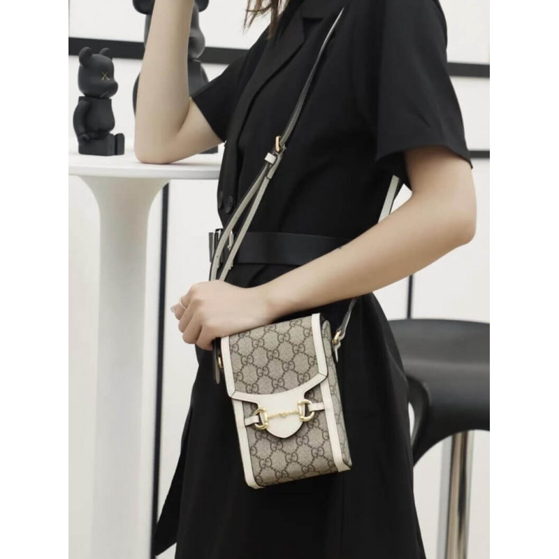 Replica Gucci Gg Supreme Horsebit 1955 Mini Bag 6256151:1High-quality replica