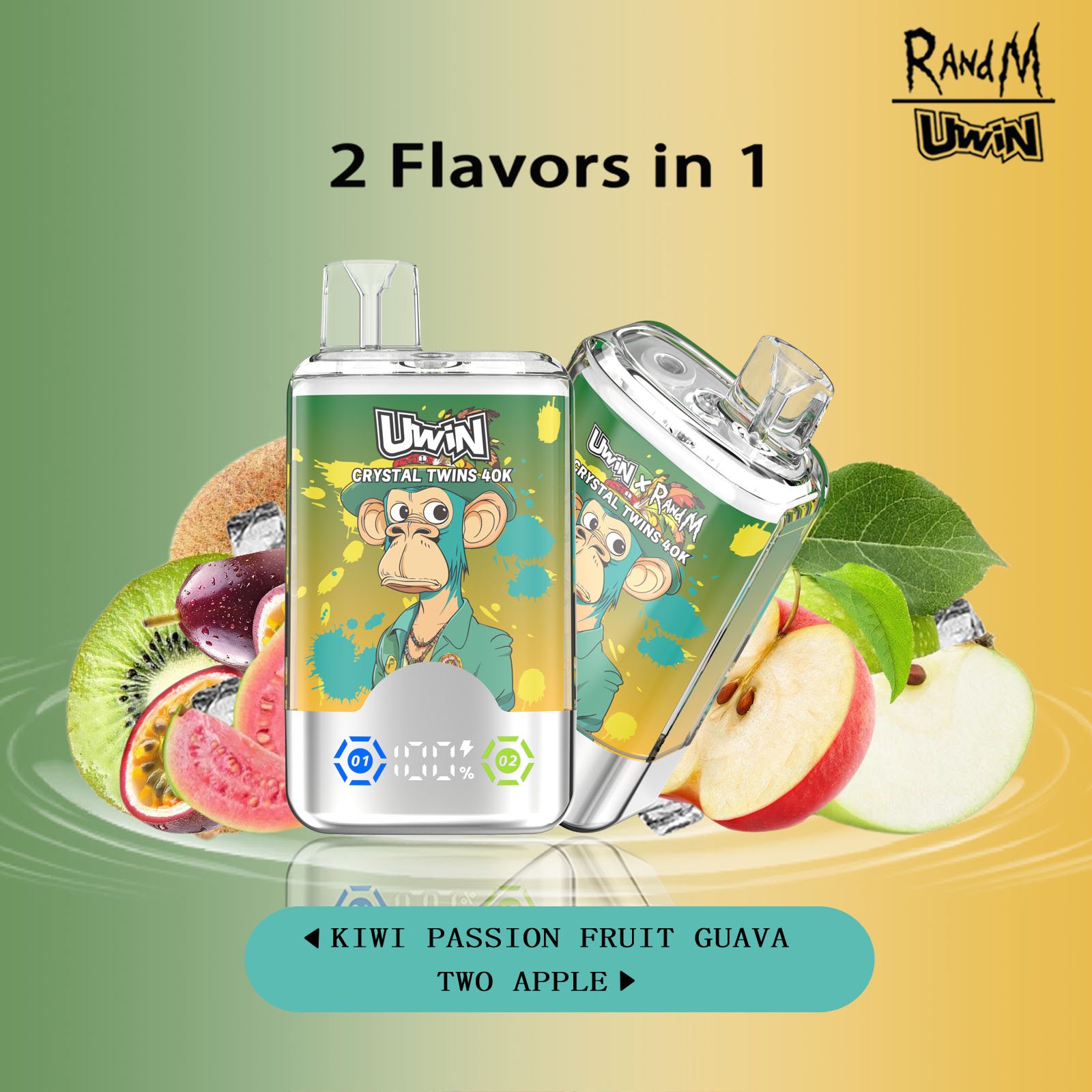 Uwin Crystal Twins 40K Disposable Vape